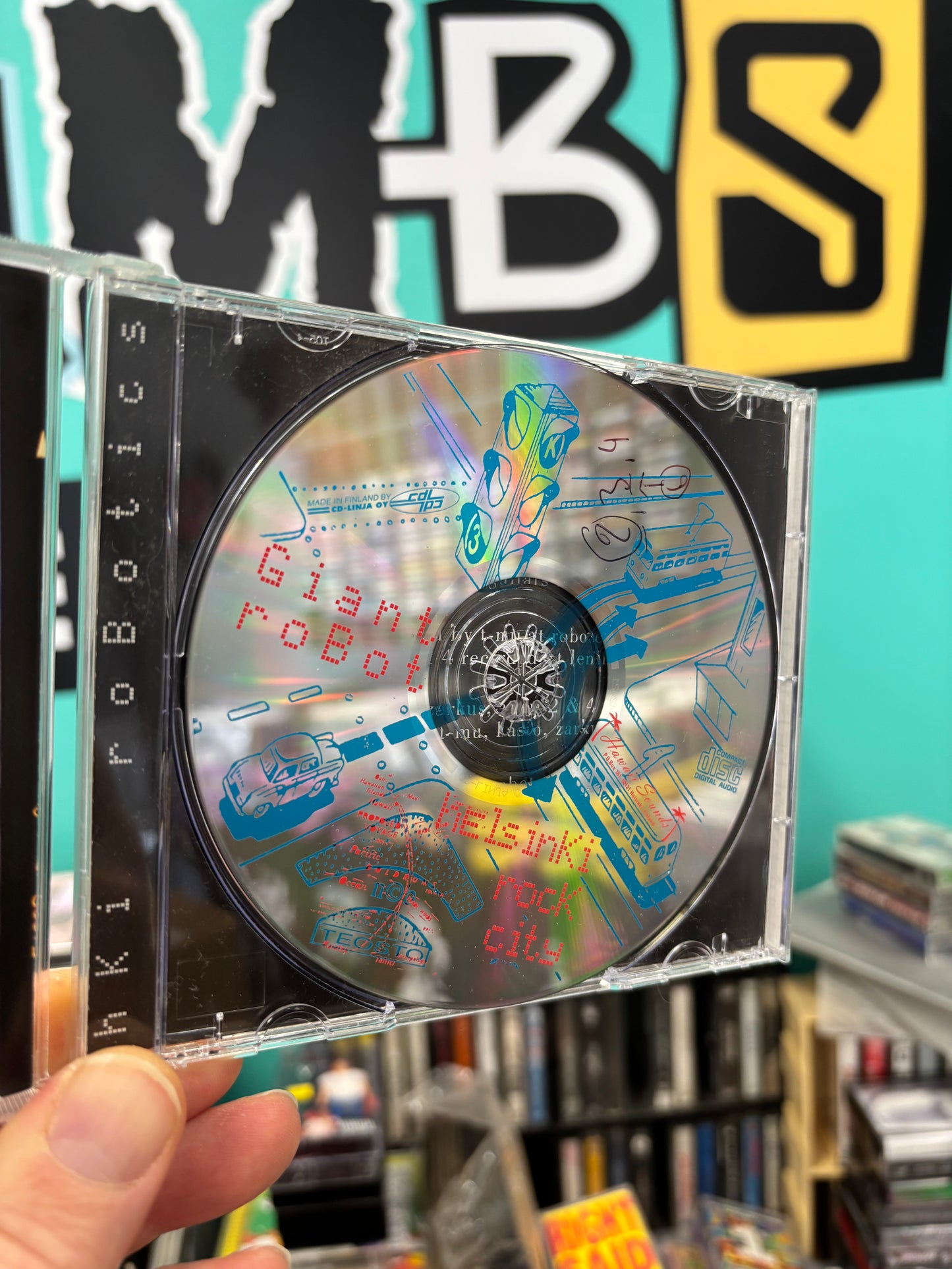 Giant Robot: Helsinki Rock City, CD, Only CD pressing, Maxi-Single, Hawaii Sounds, Finland 1999