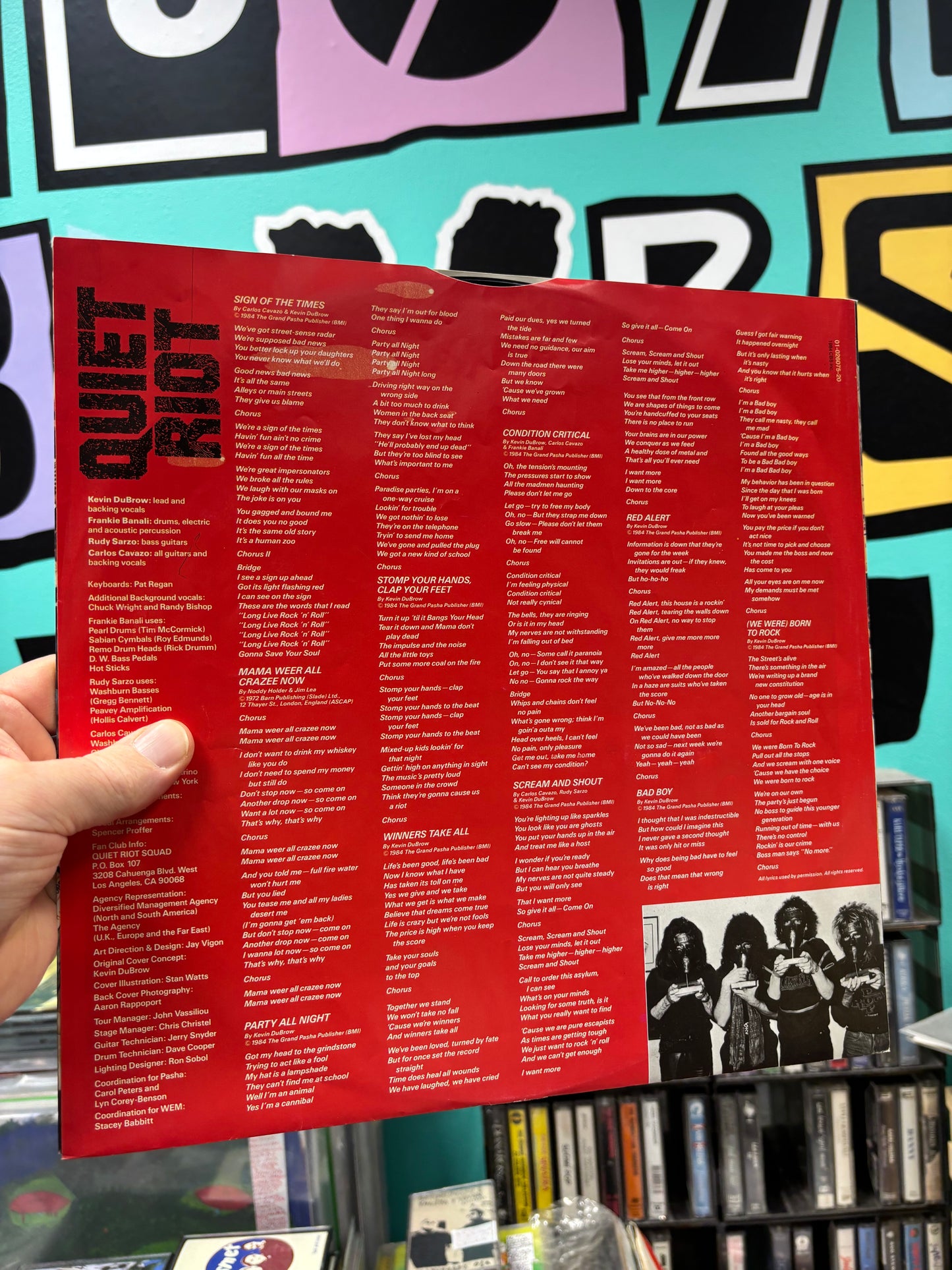 Quiet Riot: Condition Critical, LP, Epic, Pasha, Europe 1984