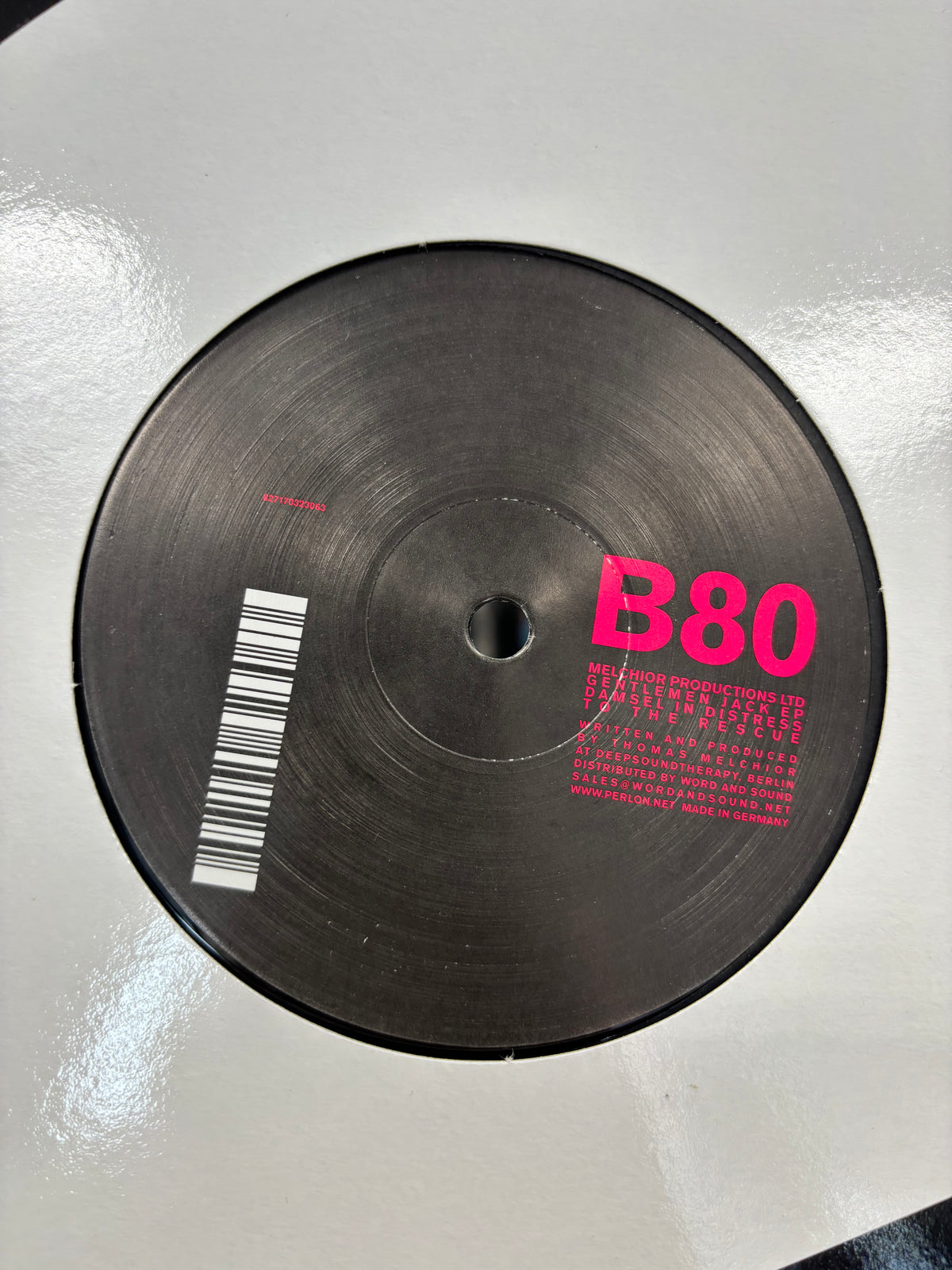 Melchior Productions Ltd. : Gentlemen Jack EP, 12inch, Only official pressing, Perlon, Germany 2010