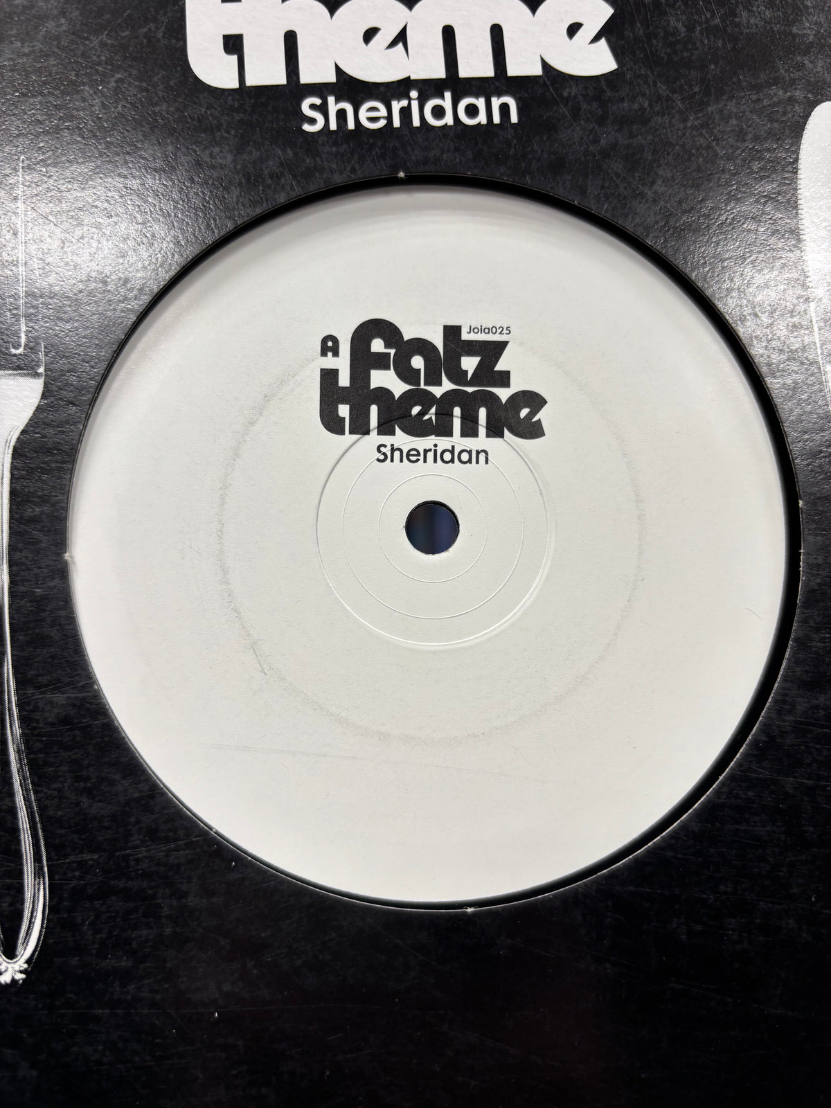 Sheridan: Fatz Theme/Flycker, 12inch, 1st pressing, Joia Records, Sweden 2006