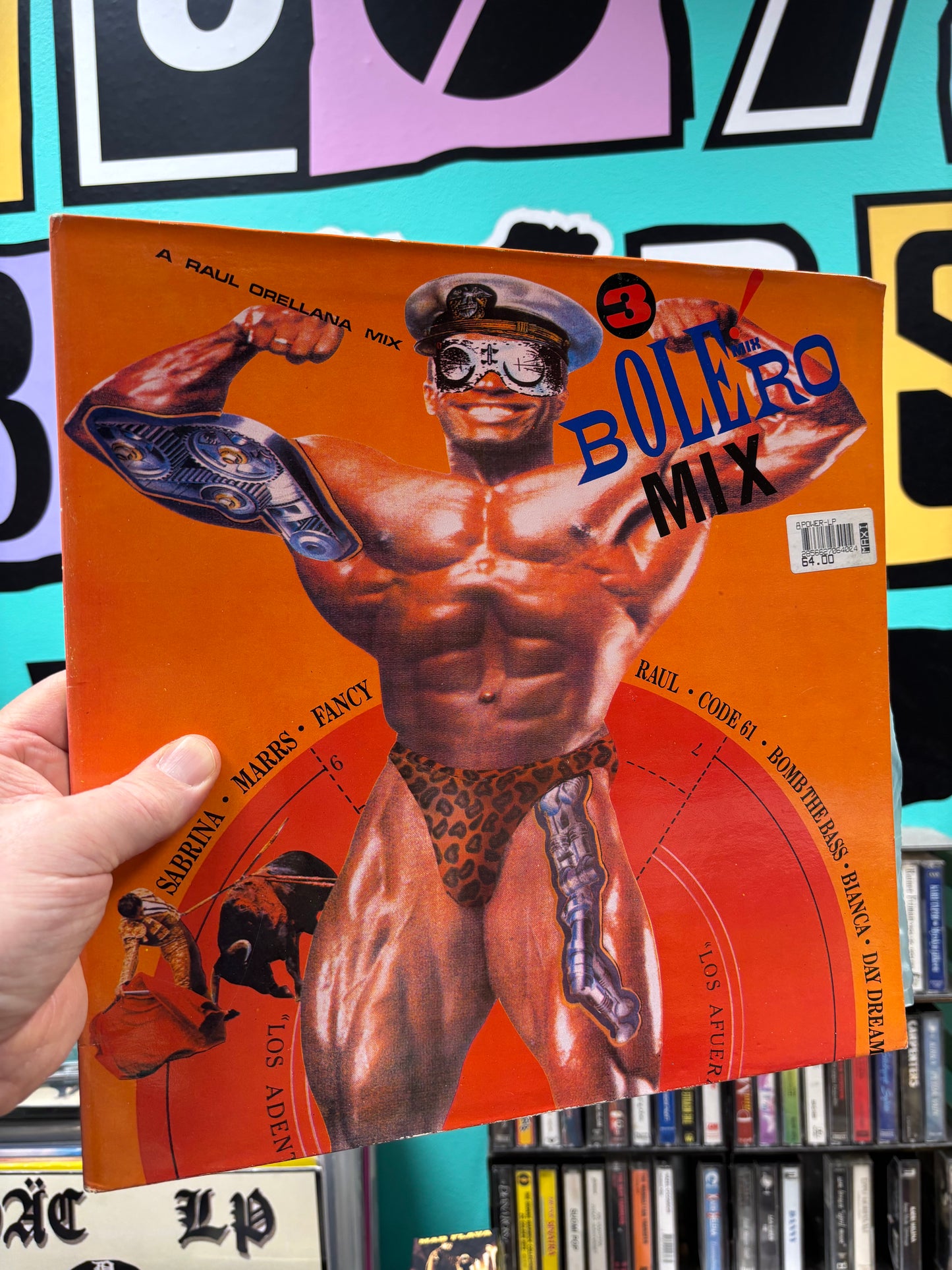 Bolero Mix 3, LP, 1st pressing, gatefold, Compilation, Partially Mixed, Blanco Y Negro, Spain 1988