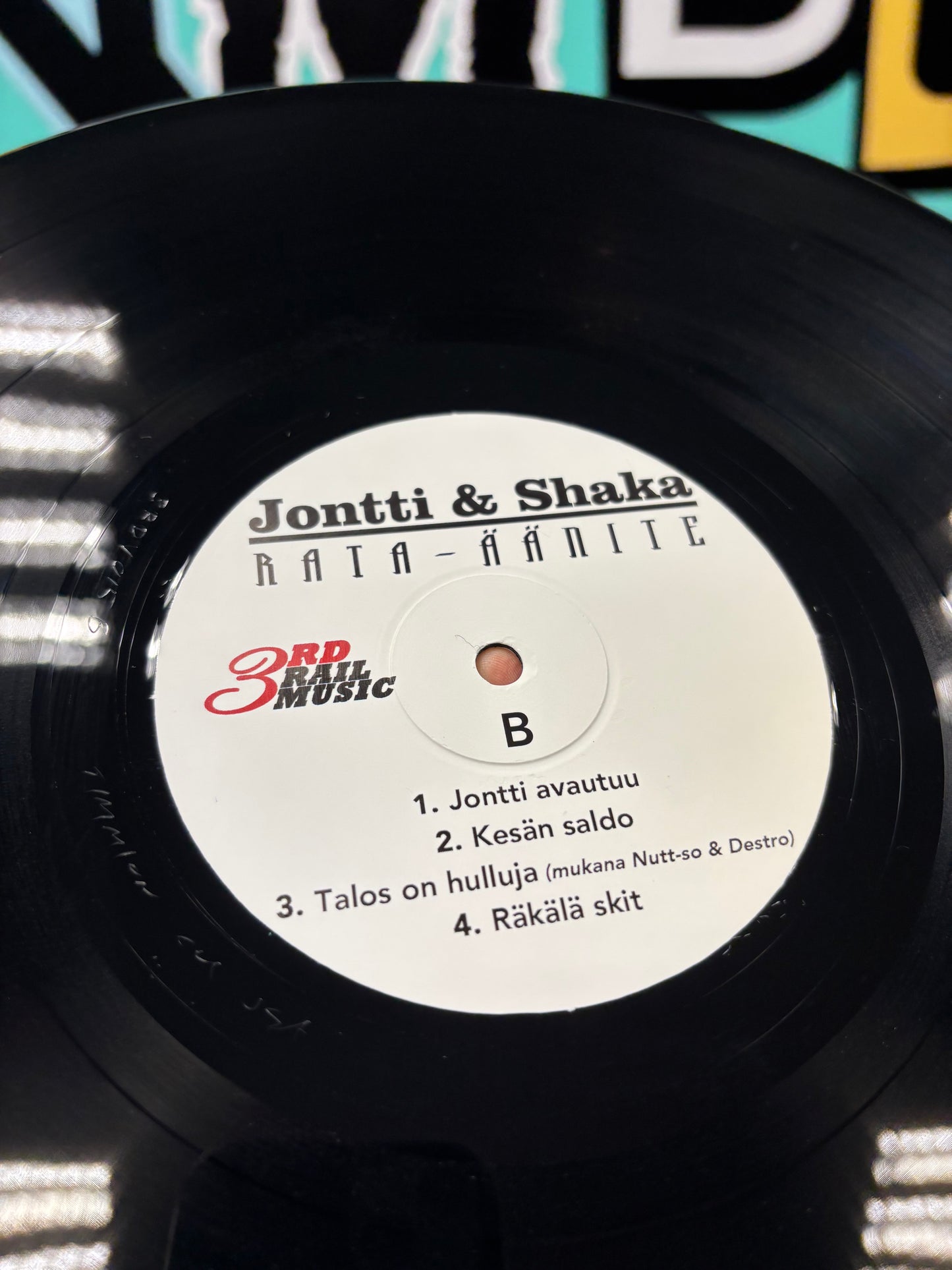 Jontti & Shaka: Rata-Äänite, 2LP, gatefold, reissue, Only vinyl pressing, 3rd Rail Music, Finland 2017