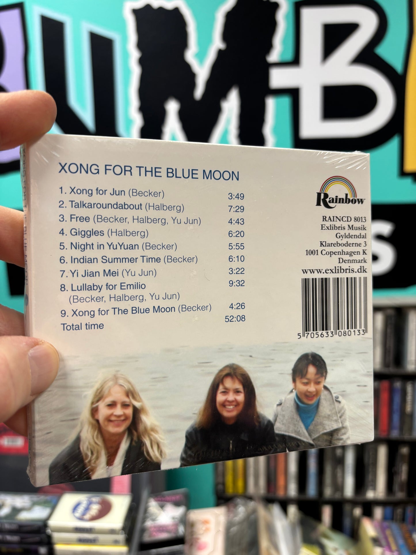 Irene Becker & Yu Jun & Charlotte Halberg: Xong For The Blue Moon, CD, Only pressing, Rainbow, Denmark 2007