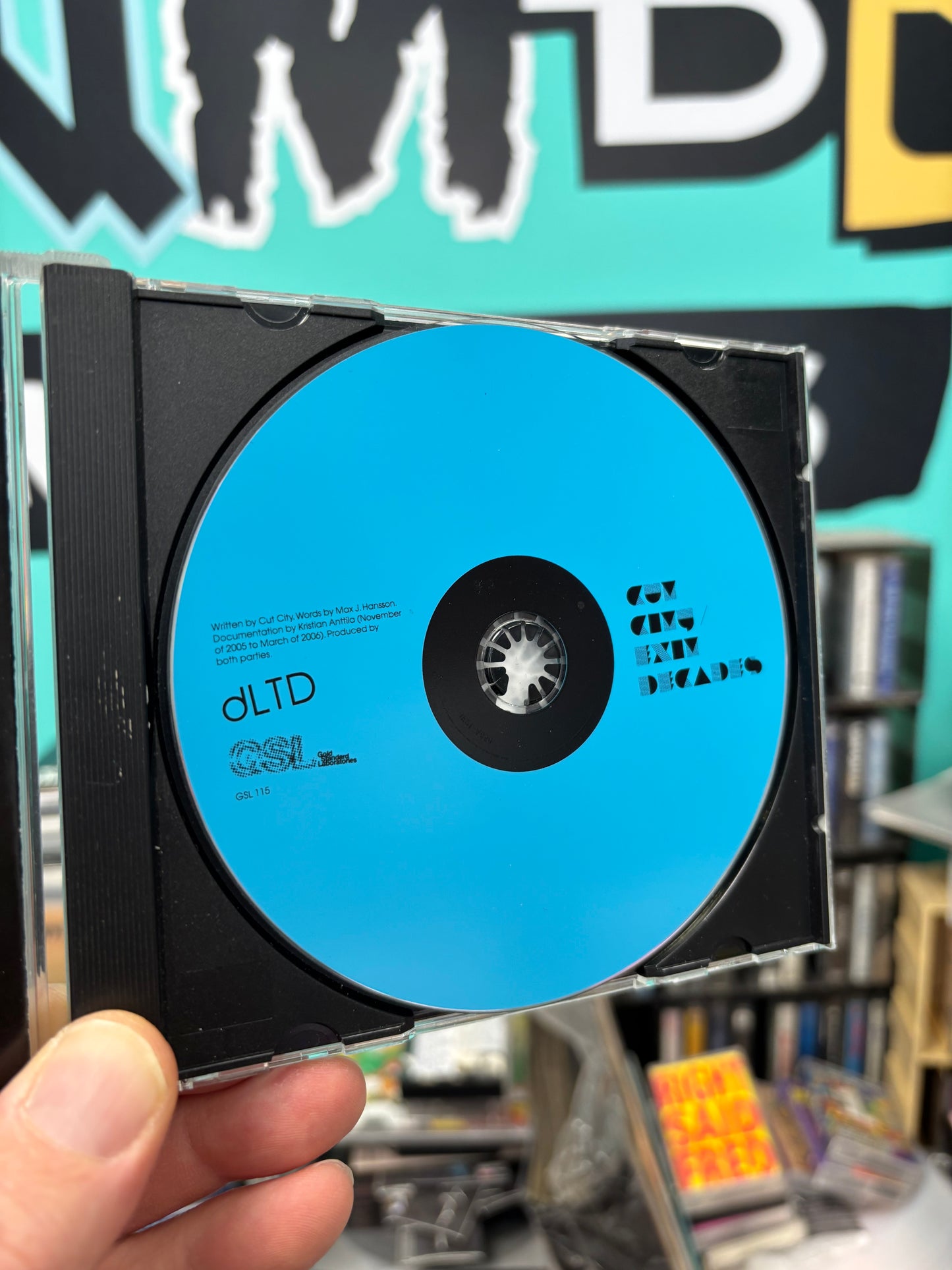 Cut City: Exit Decades, CD, Only official CD pressing, Gold Standard Laboratories, US 2007