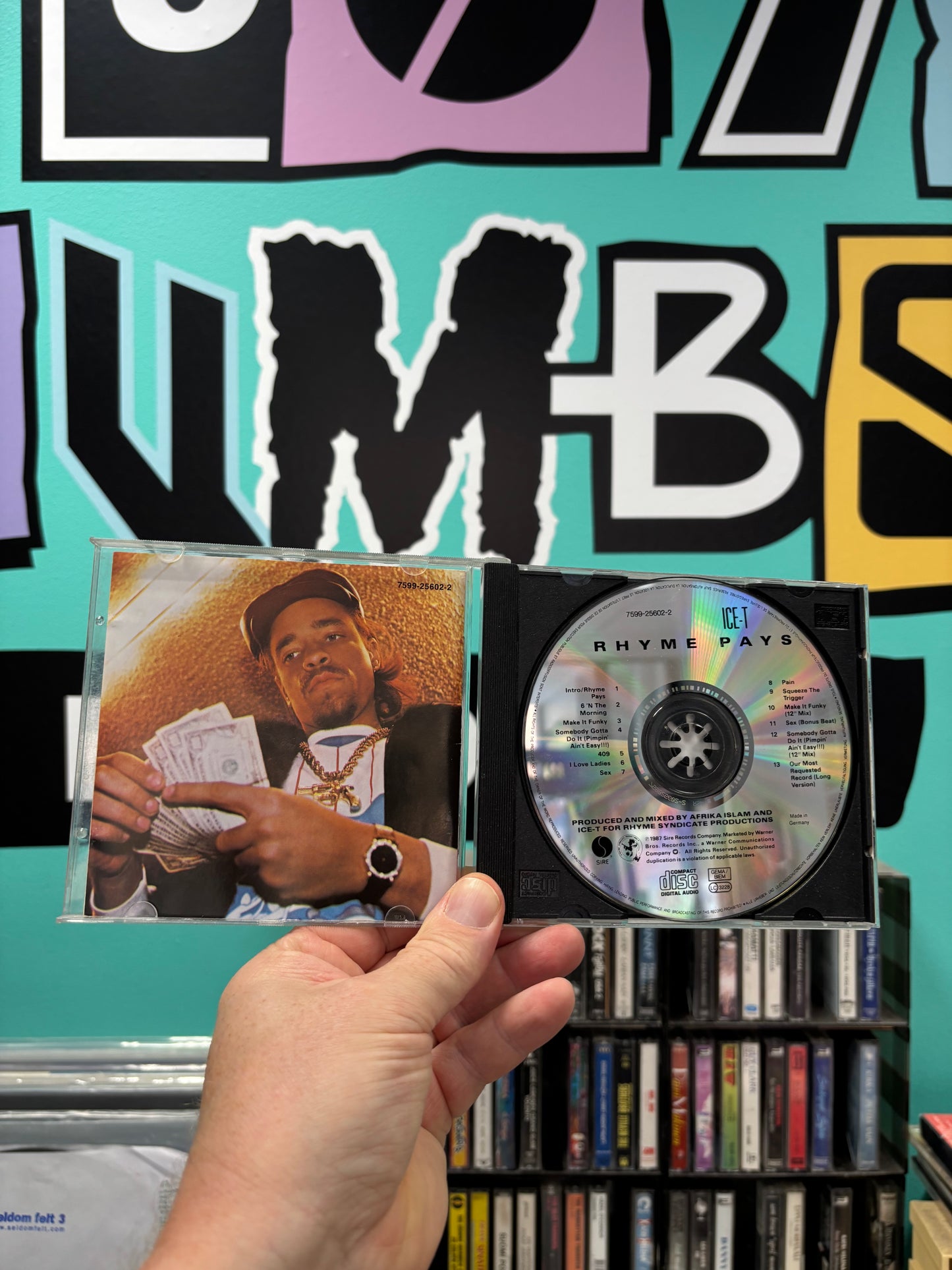 Ice-T: Rhyme Pays, CD, reissue, Sire, Europe 1987