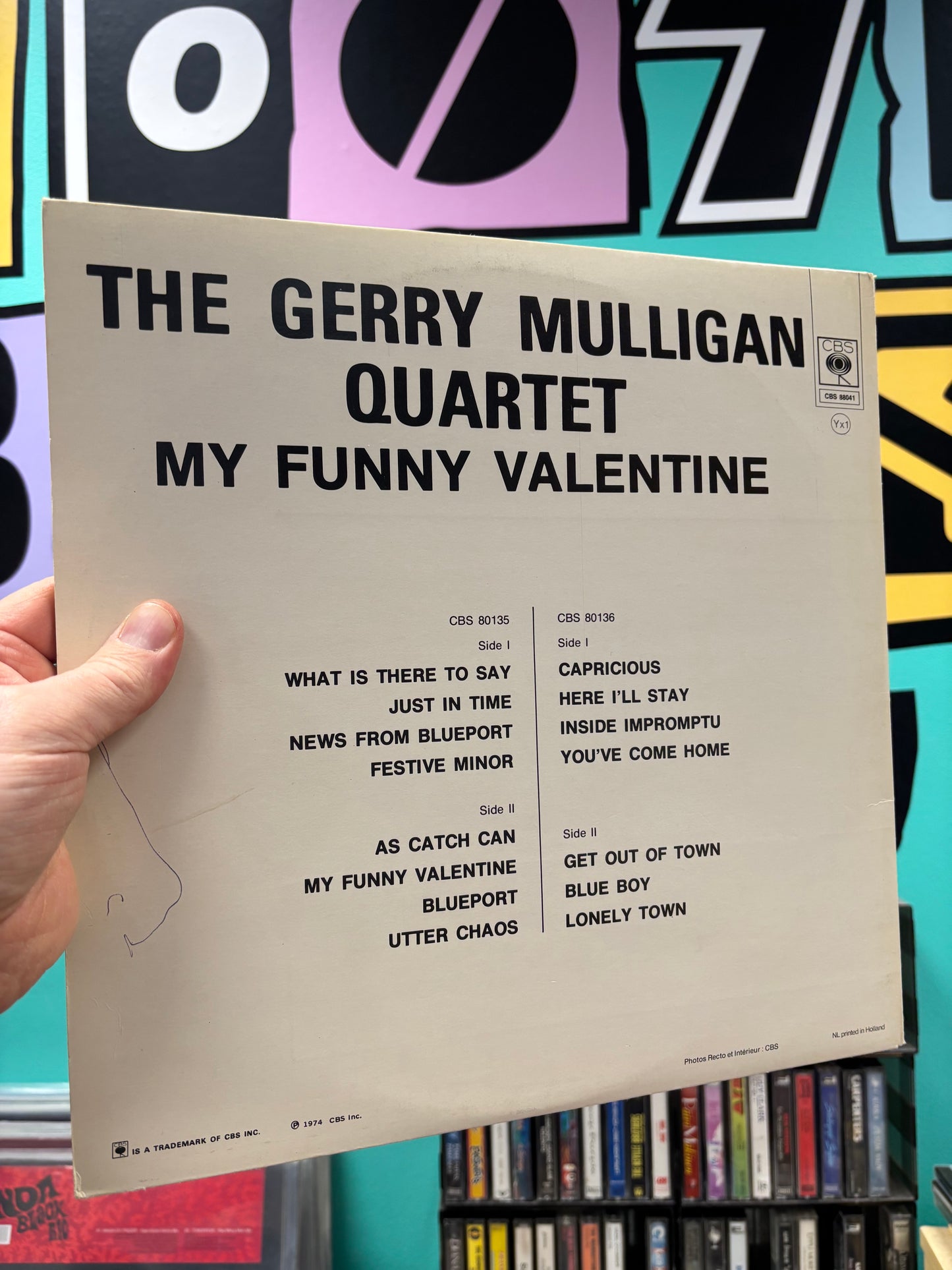 The Gerry Mulligan Quartet: My Funny Valentine 1958-1962, 2LP, compilation, reissue, gatefold, CBS, Europe 1974