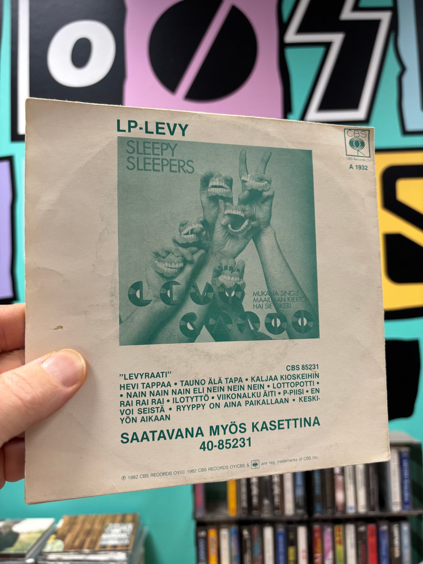 Sleepy Sleepers: Ilotyttö/Viikonalkuäiti, 7inch, Only pressing, CBS, Finland 1981