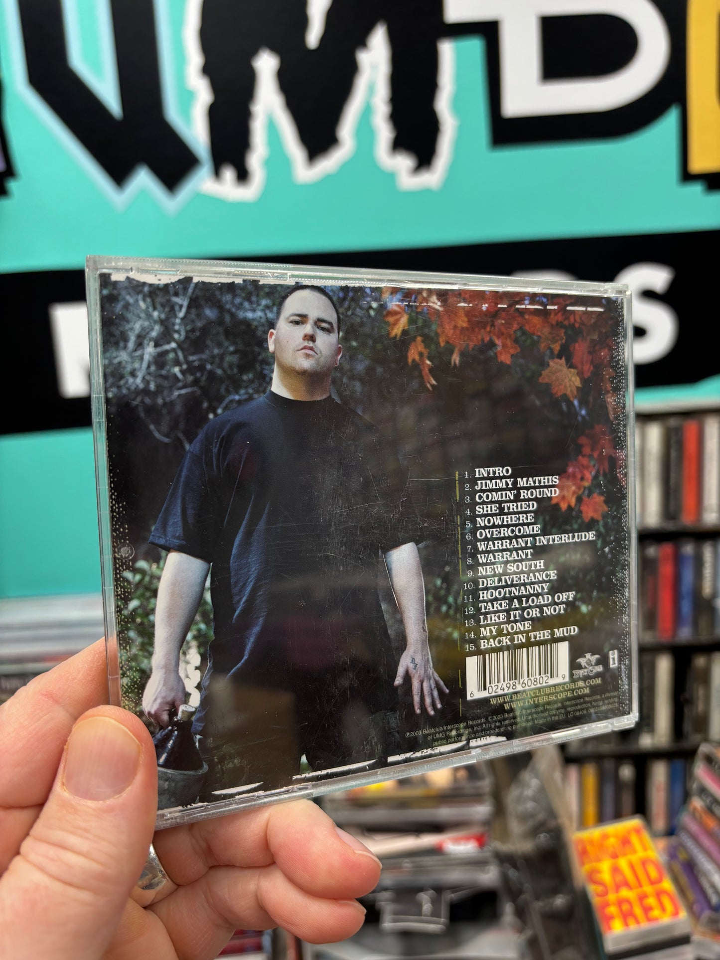 Bubba Sparxxx: Deliverance, CD, Interscope Records, Beatclub Records, Europe 2003