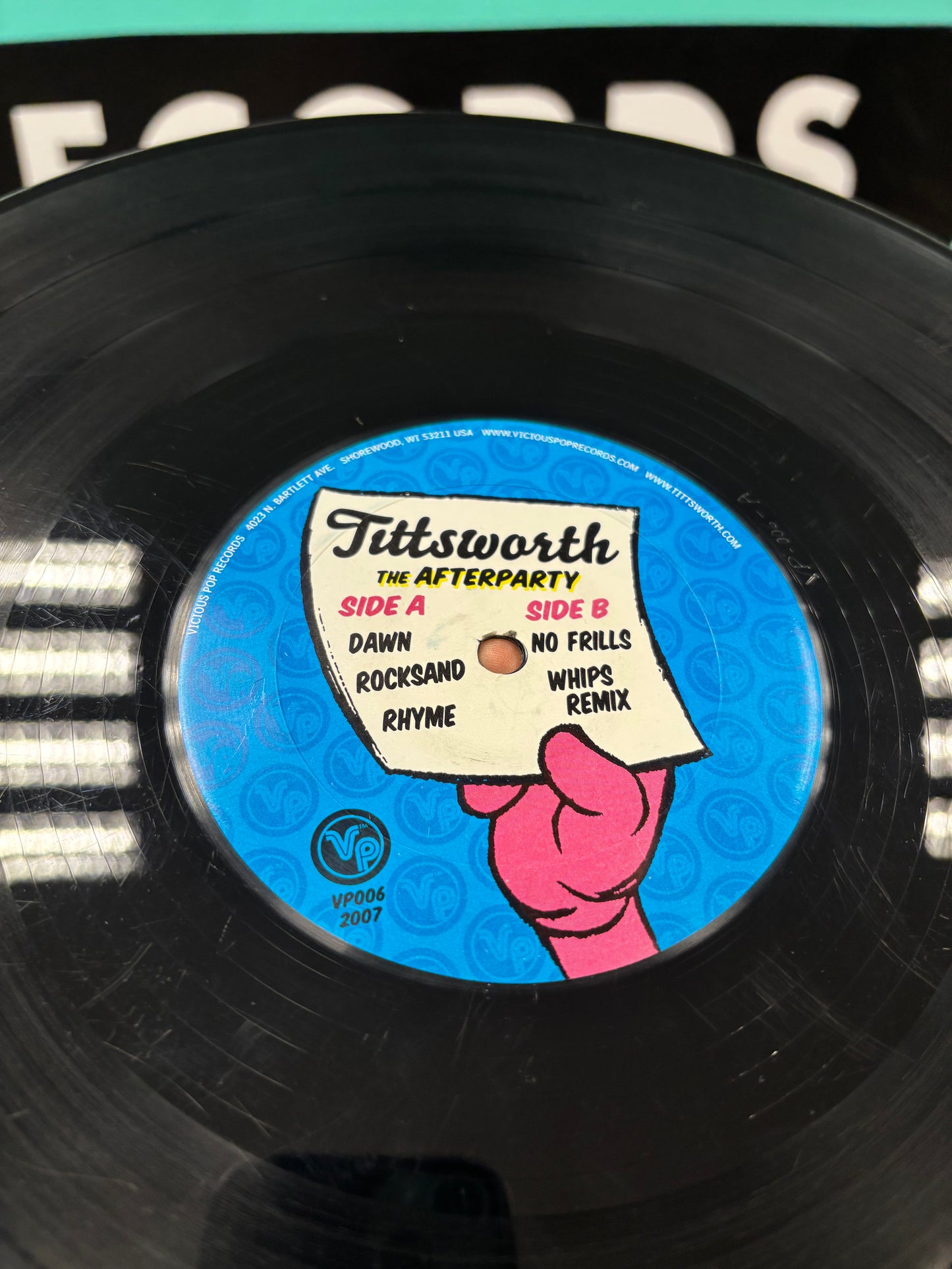 Tittsworth: The Afterparty, 12inch, Only pressing, Vicious Pop Records, US 2007