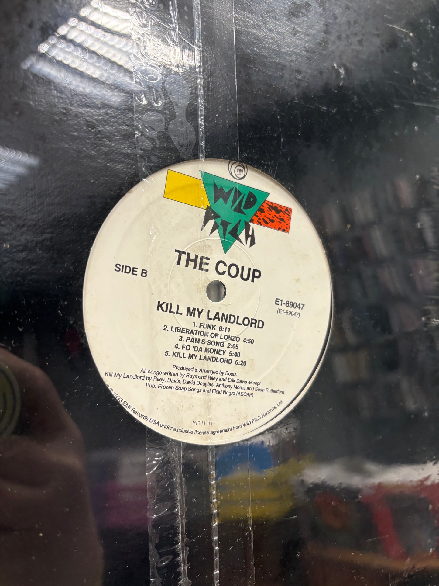 The Coup: Kill My Landlord, LP, 1st pressing, Wild Pitch Records, EMI, US 1993