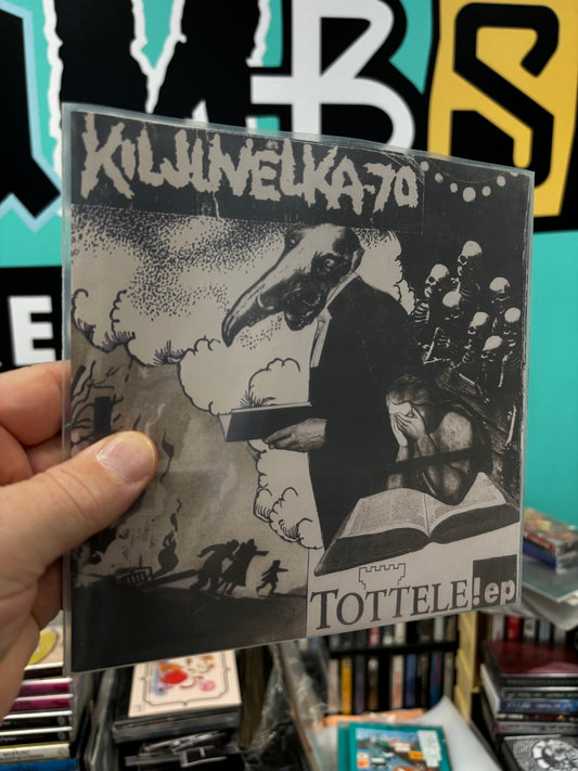 Kiljuvelka-70: Tottele!, EP, 7inch, Only pressing, Kilju-Tuotanto, Rämekuukkeli, Finland 2014