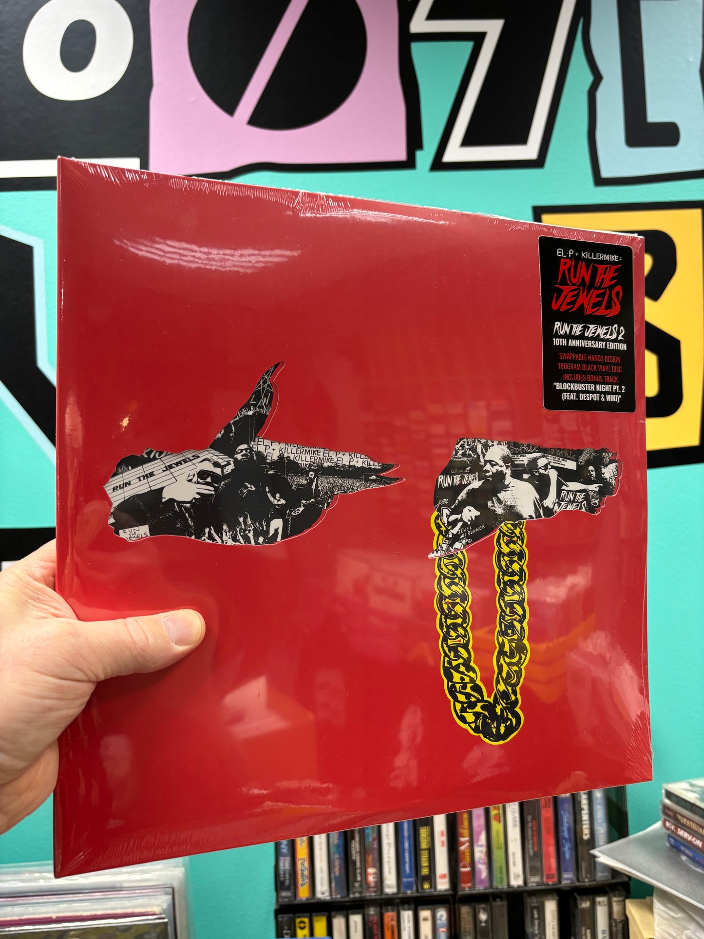 Run The Jewels: Run The Jewels 2, reissue, 2LP, Black vinyls, gatefold, Limited Edition, 180gram, 10th Anniversary Edition, Swappable Hands Design, Seeker Music, USA & Europe 2024