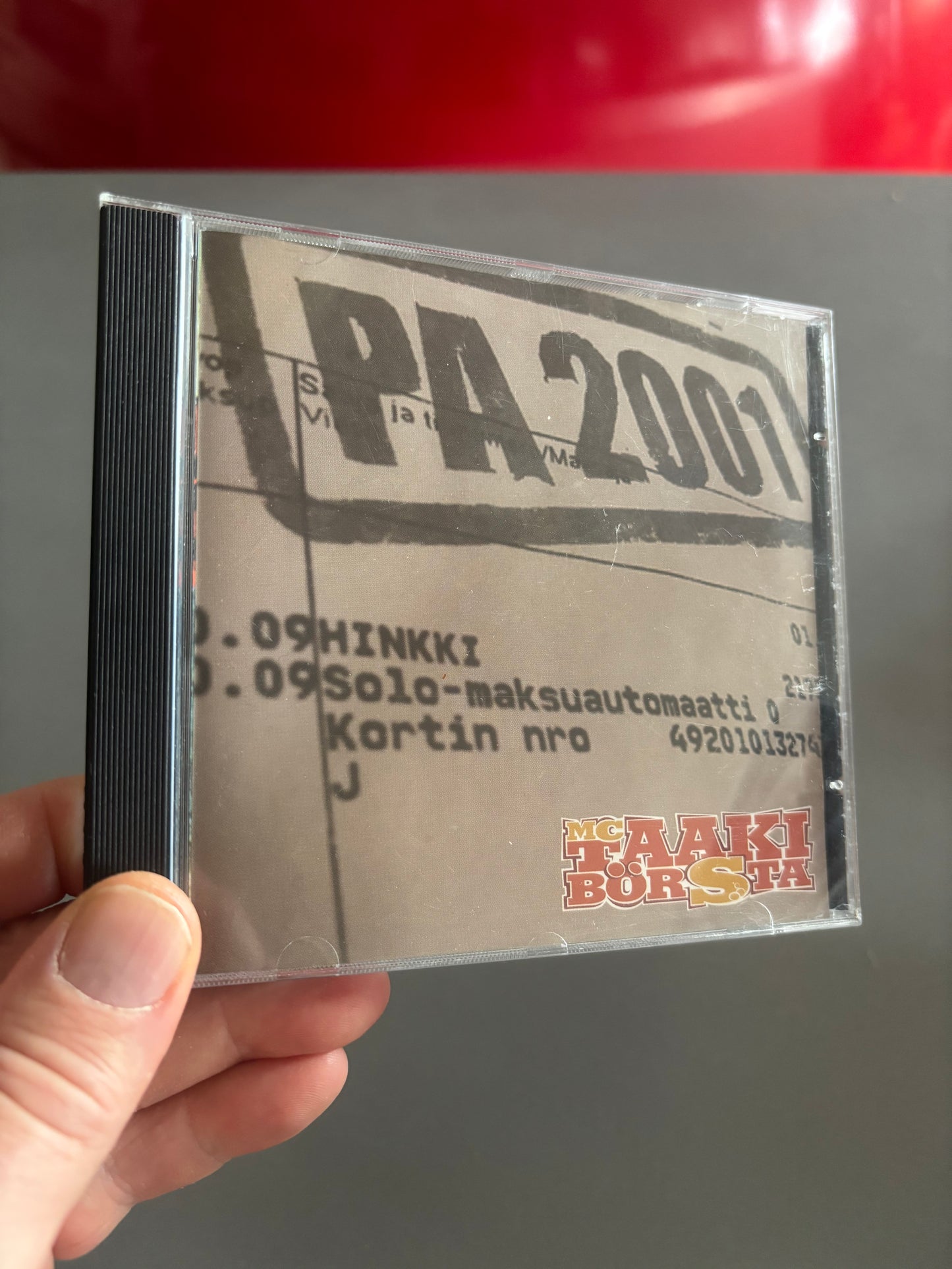 MC Taakibörsta: PA 2001, CD Maxi-Single, 1st pressing, Only CD pressing, Megamania, Finland 2001