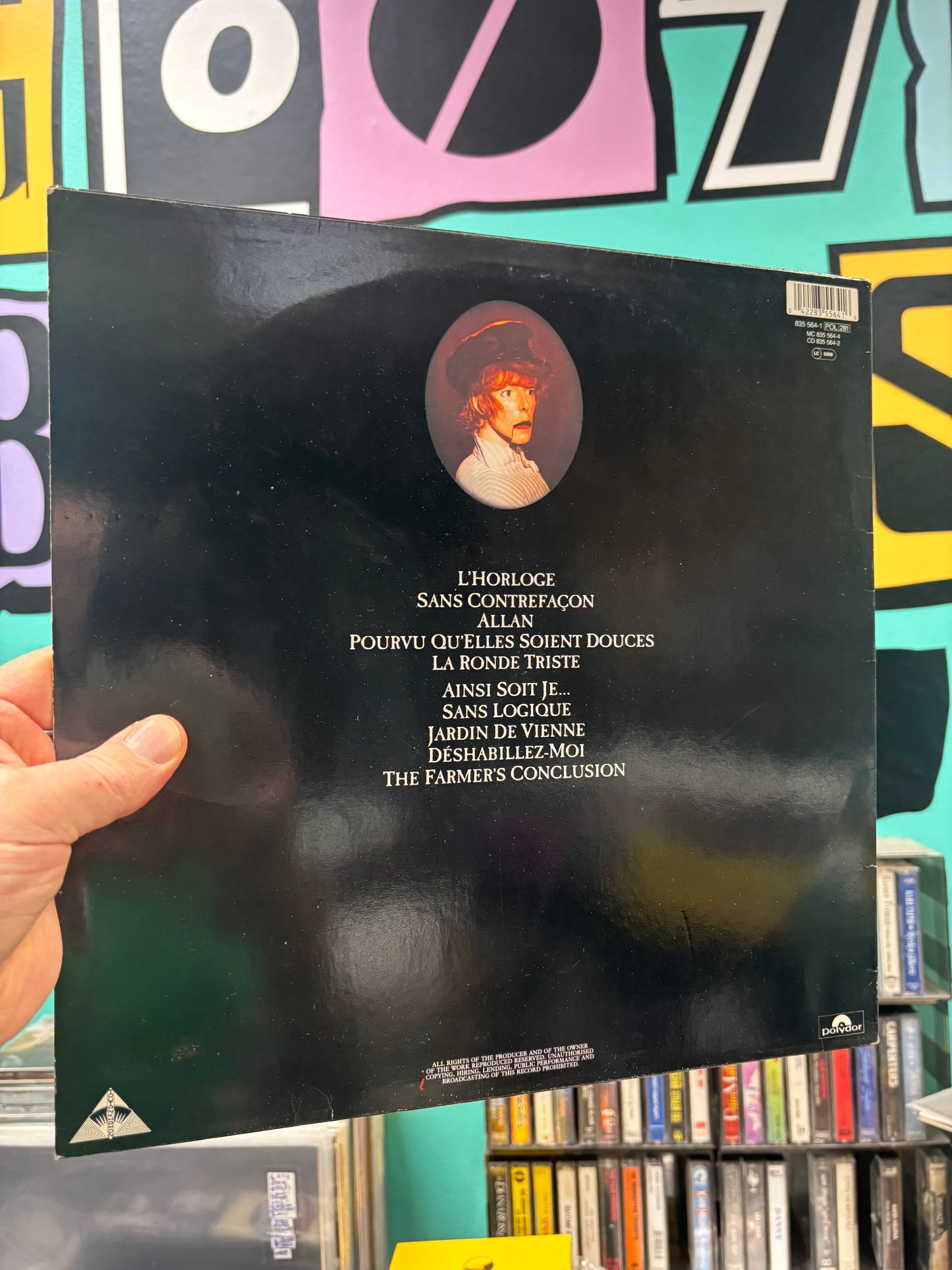 Mylene Farmer: Ainsi Soit Je…, LP, Embossed Letters, Polydor, Europe 1988