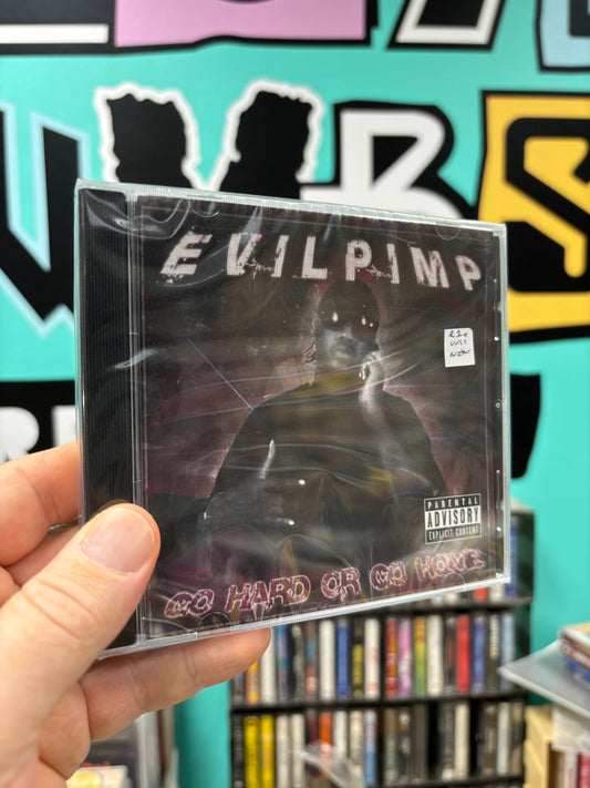 HULLU VARASTOALE -20%‼️‼️‼️Evil Pimp: Go Hard Or Go Home, CDr, reissue, Gangsta Ro Productions, US 2020