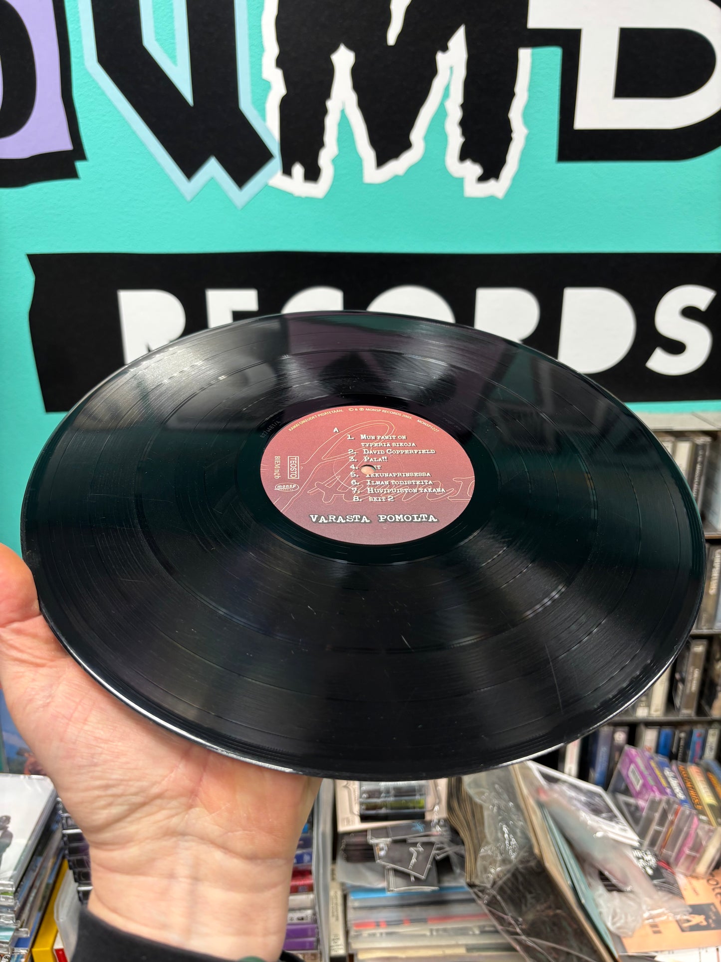 Steen1: Varasta Pomolta, LP, 1st pressing, Only official vinyl pressing, Monsp Records, Finland 2005