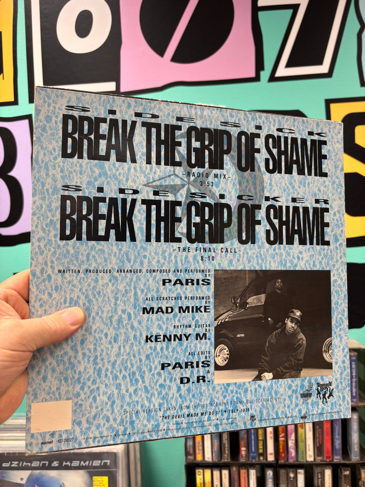 Paris: Break The Grip Of Shame, 12inch, Sonet, Sweden 1990