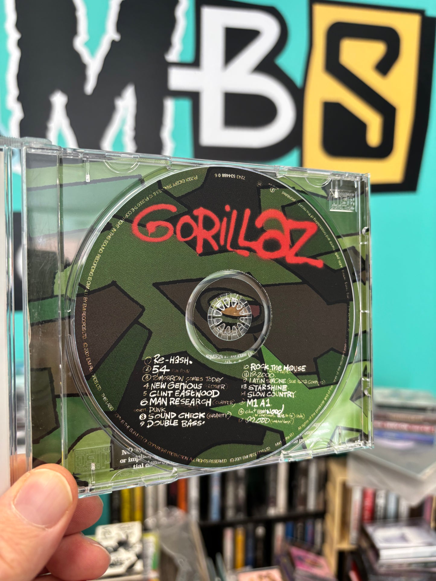 Gorillaz: Gorillaz, CD, Enhanced, Parlophone, Europe 2001