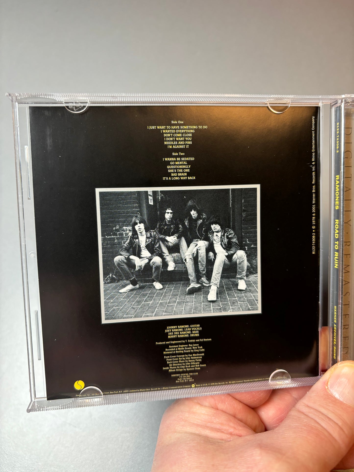 Ramones: Road To Ruin, CD, reissue, remastered, Rhino Records, Sire, Warner Archives, Europe 2001