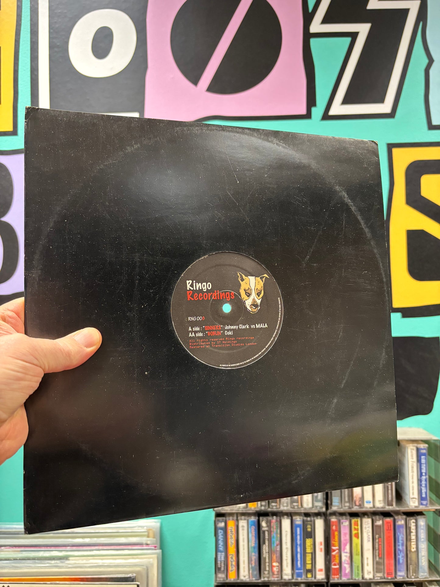 Johnny Clark vs MALA/Coki: Sinners/Goblin, 12inch, Only pressing, Ringo Records, UK 2009