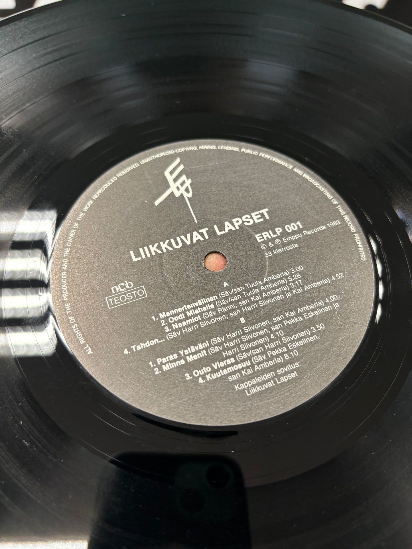 Liikkuvat Lapset: Liikkuvat Lapset, LP, Finland 1983