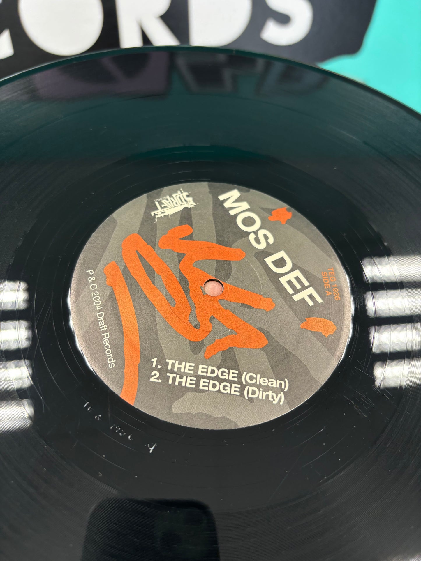 Mos Def: The Edge, 12inch, Only official pressing, Draft Records, Traffic Entertainment Group, US 2004