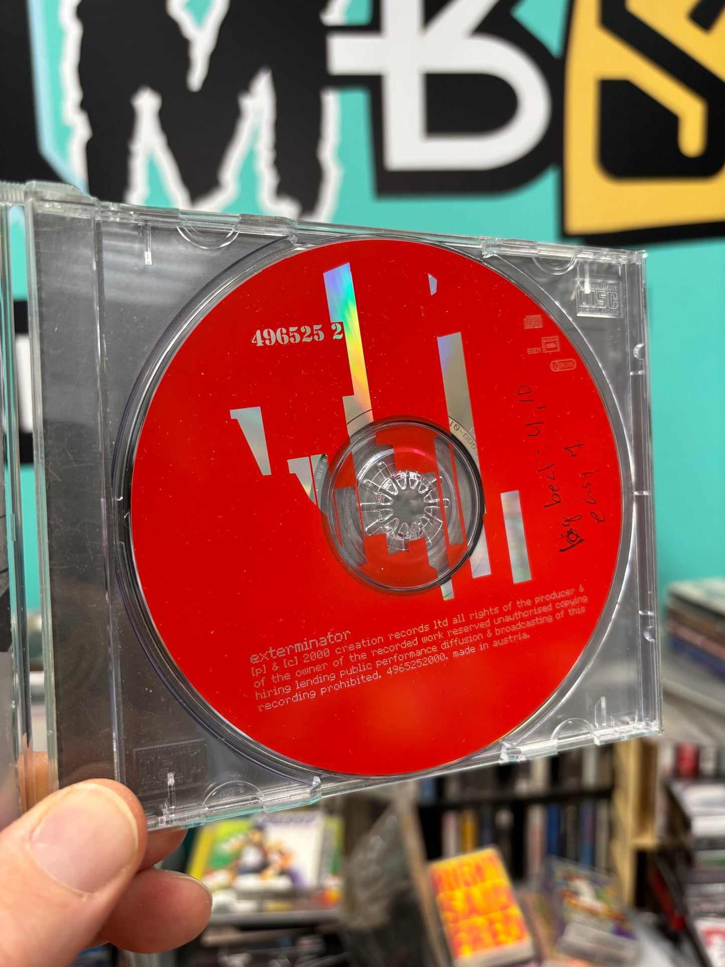 Primal Scream: Exterminator (XTRMNTR), CD, Creation Records, Europe 2000