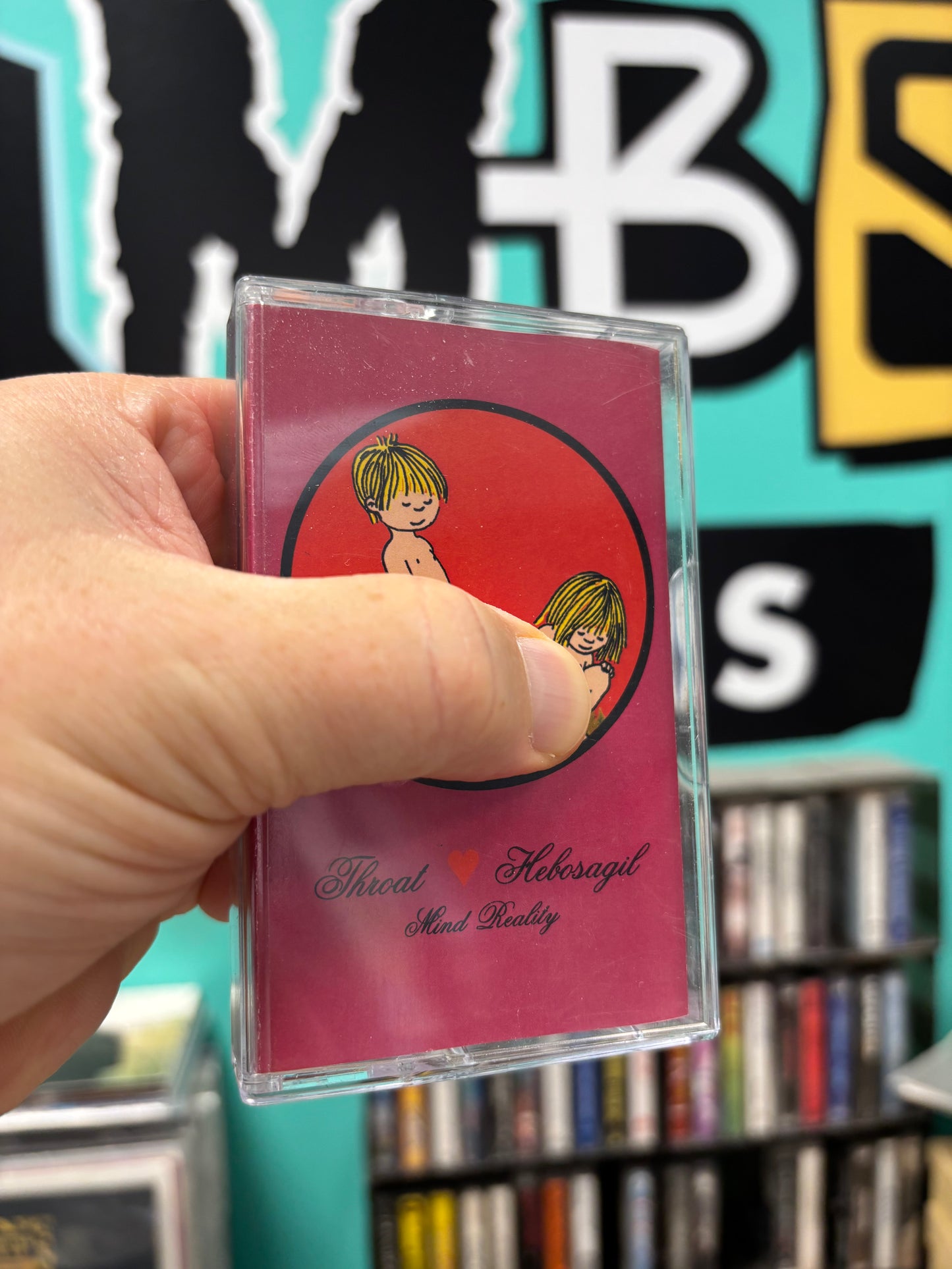 Throat <3 Hebosagil: Mind Reality, Split C-cassette EP, Limited Edition, Not On Label, Finland 2011