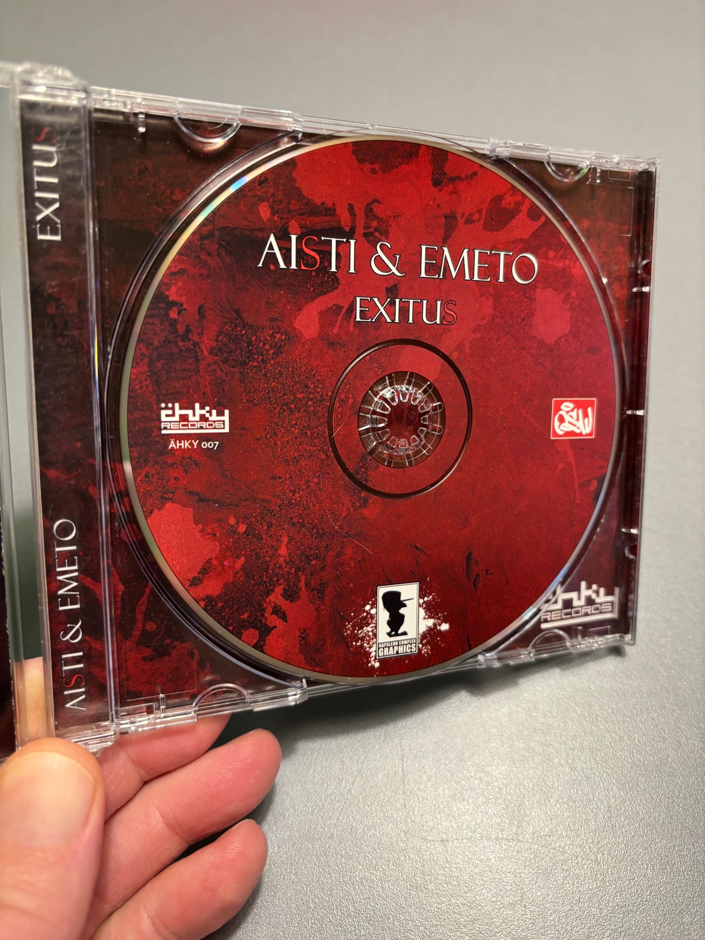 Aisti & Emeto: Exitus, CD, Only pressing, Ähky Records, Finland 2009