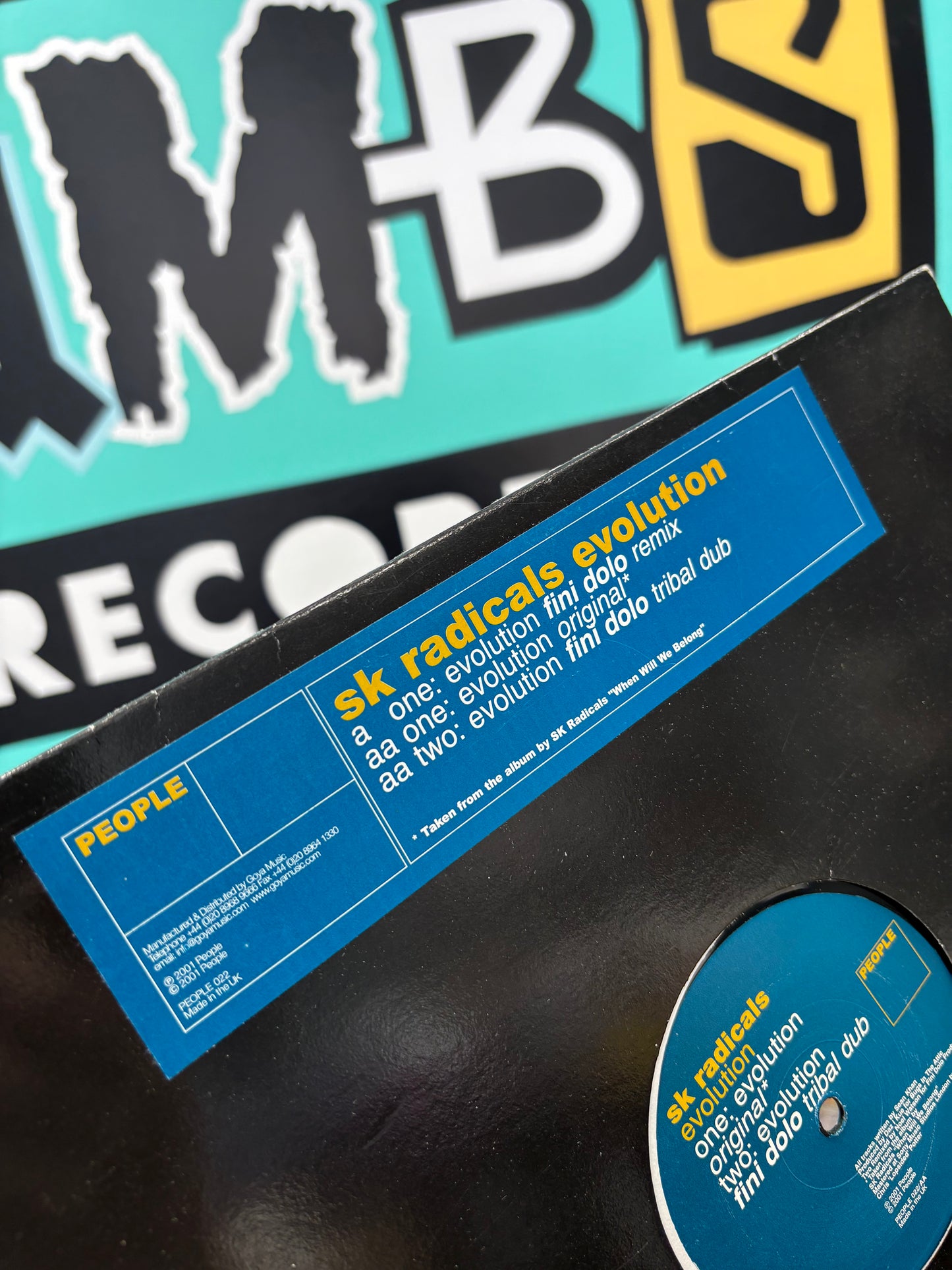 SK Radicals: Evolution, 12inch, Only official pressing, People, UK 2001