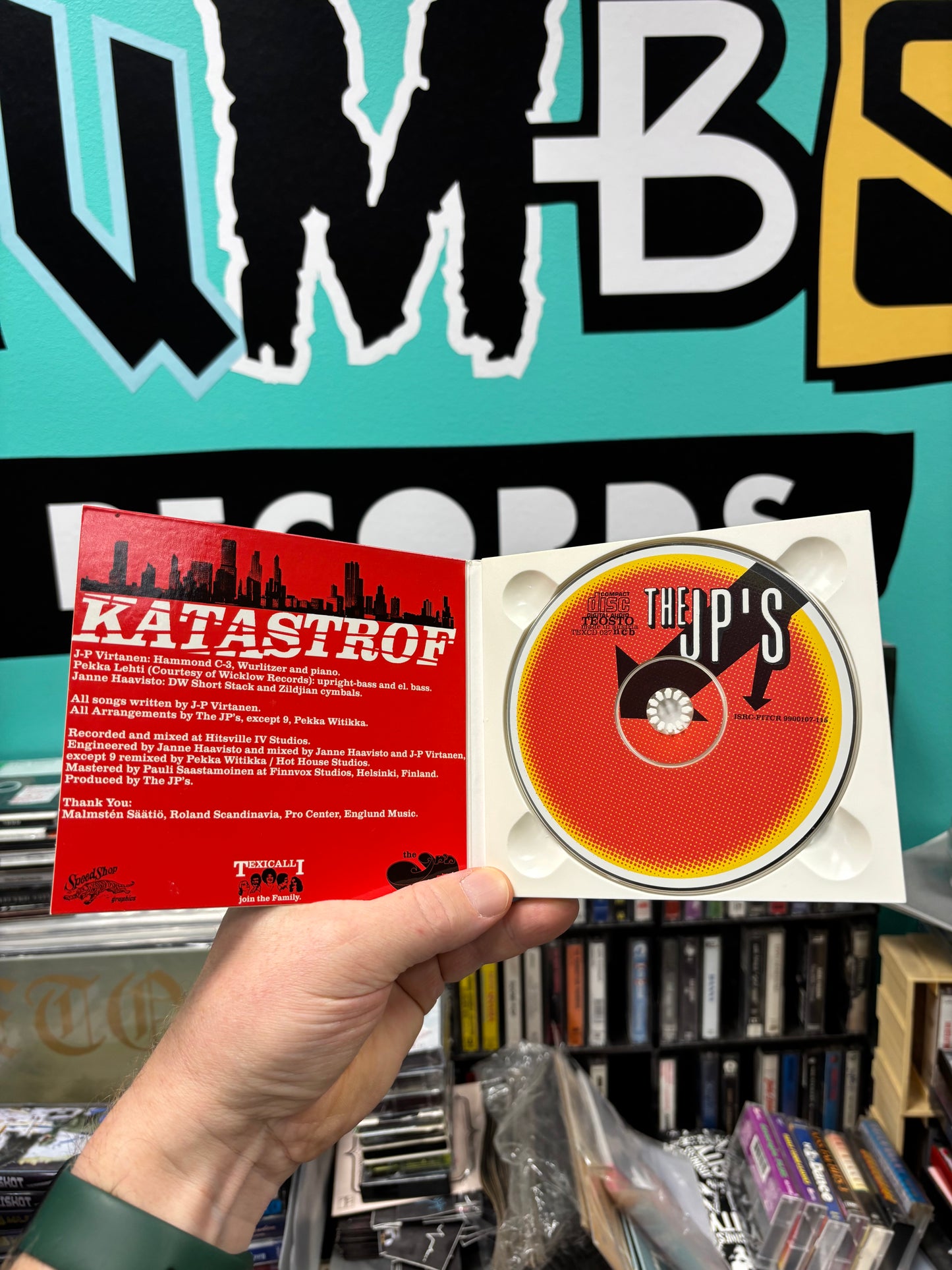 The JP’s: Katastrof, CD, Only pressing, Texicalli Records, Finland 1999