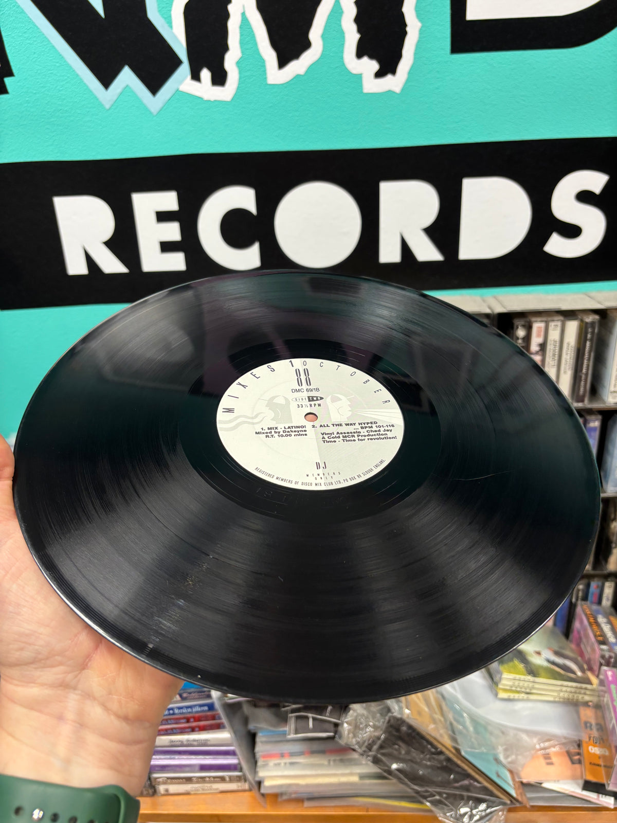 DMC - October 88 Mixes 1, 12inch, Only pressing, DMC, UK 1988