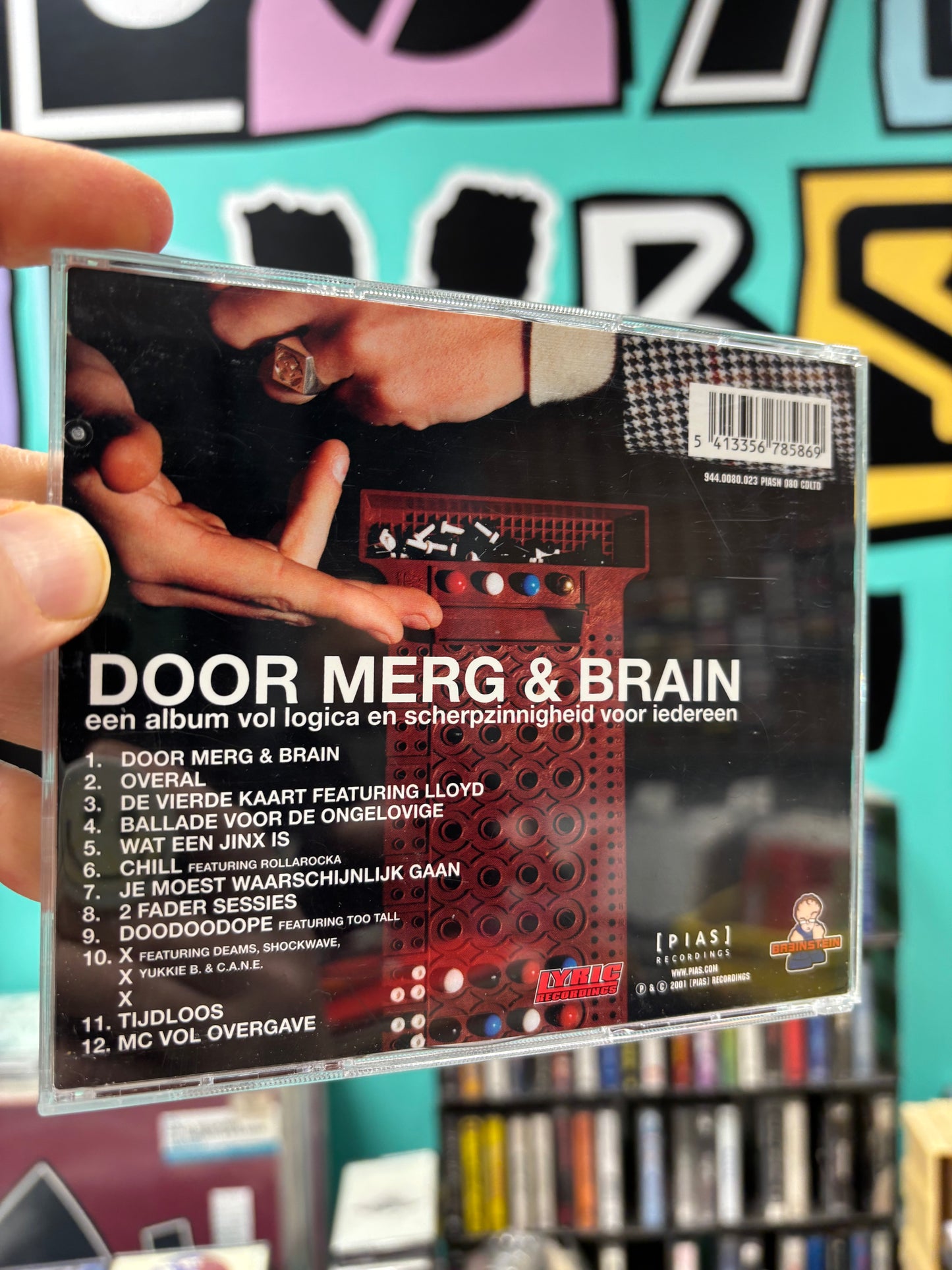 Brainpower: Door Merg & Brain (Lowlands Editie), 2CD, 1st pressing, Only 2CD version, [PIAS] Recordings, Netherlands 2002