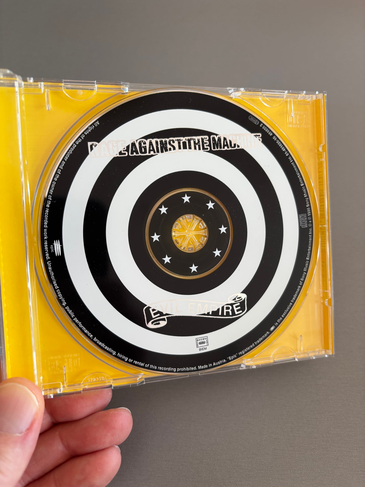 Rage Against The Machine: Evil Empire, CD, reissue, Epic, Europe 1996
