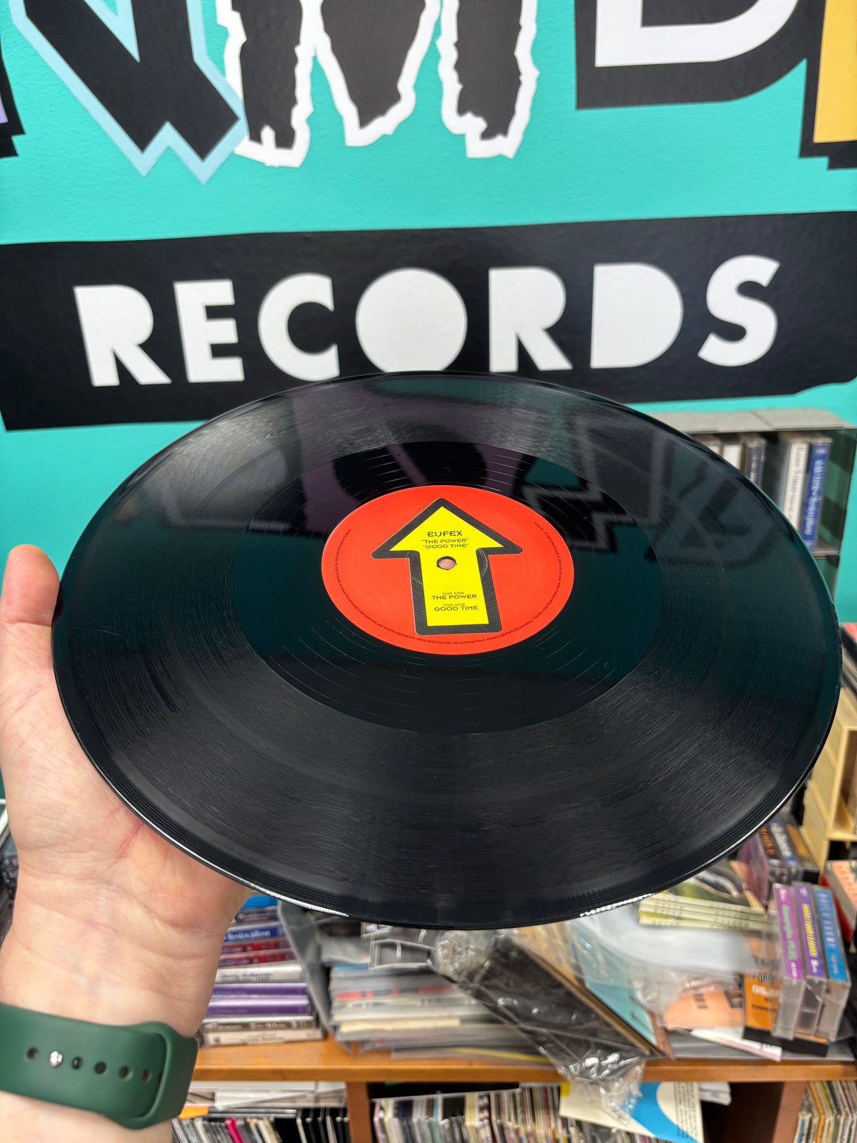 Eufex: The Power/Good Time, 12inch, Only pressing, Arriba Records, UK 2000