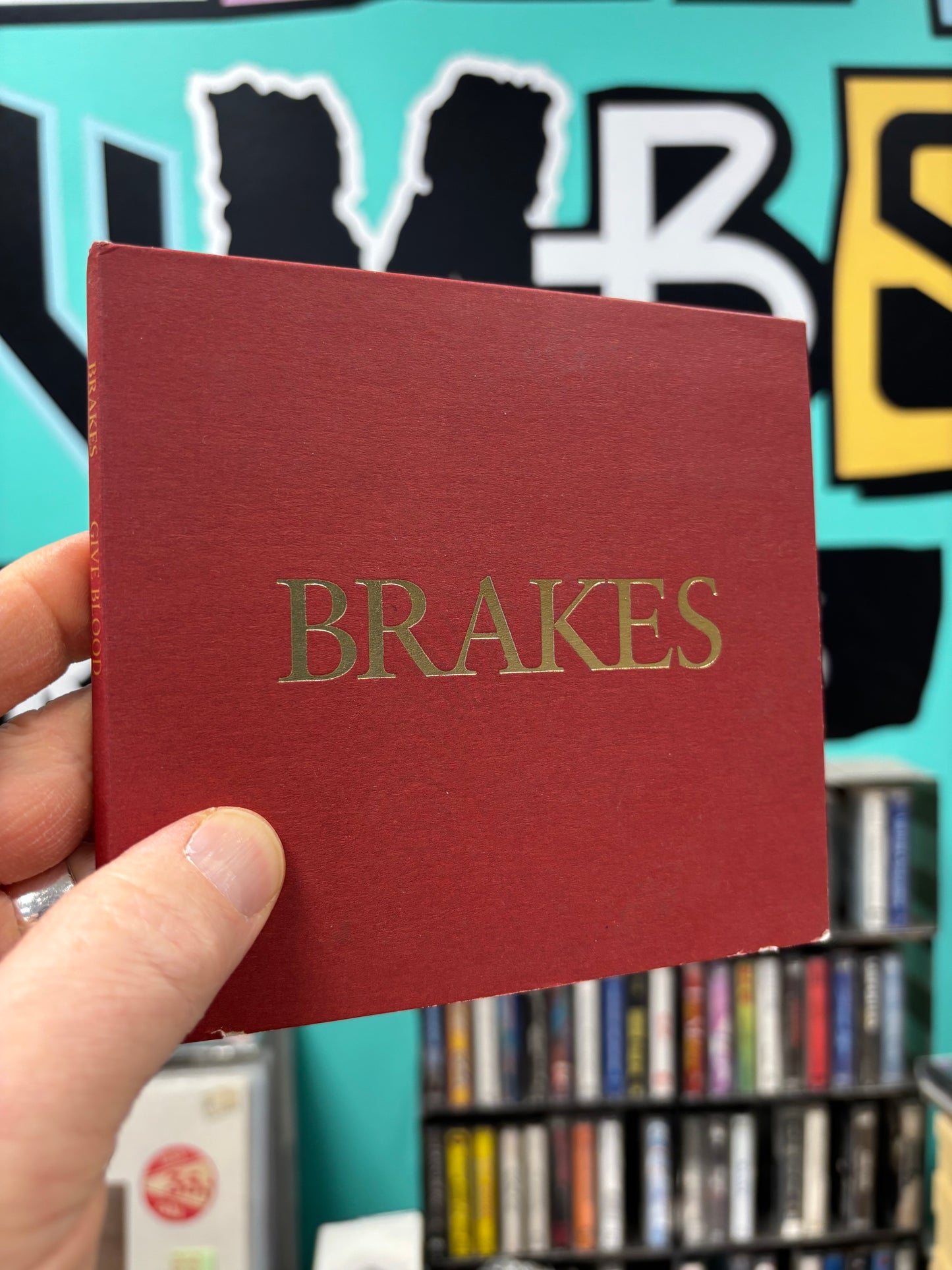 Brakes: Give Blood, CD, 1st pressing, Gatefold Cardboard Sleeve, Rough Trade, UK 2005