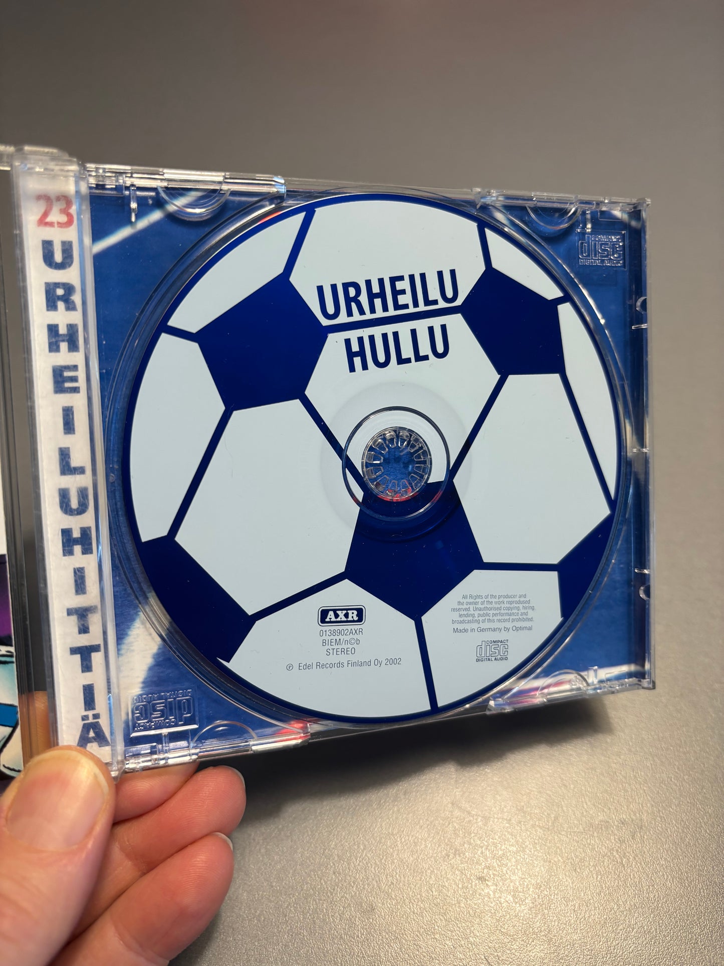Urheiluhullu, CD, Compilation, Only pressing, AXR, Finland 2002