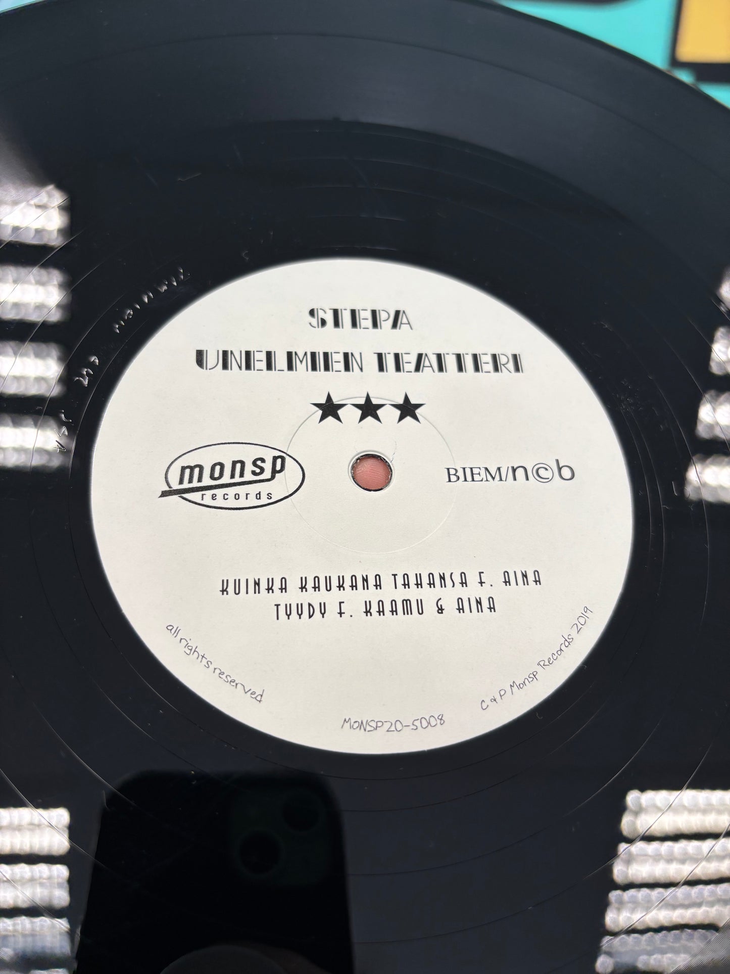 Stepa: Unelmien Teatteri, 2LP, gatefold, Only pressing, Monsp Records, Finland 2019