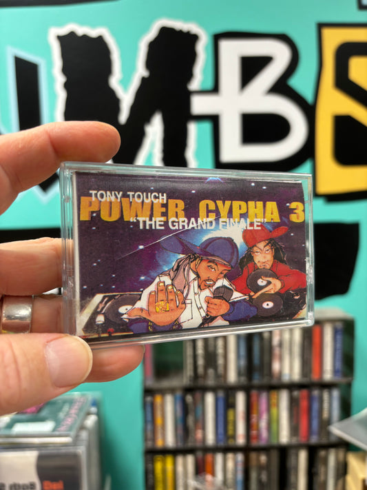 Tony Touch - #60: Power Cypha 3 (The Grand Finale), C-cassette, Mixtape, 1st pressing,Tape Kingz, US 1999