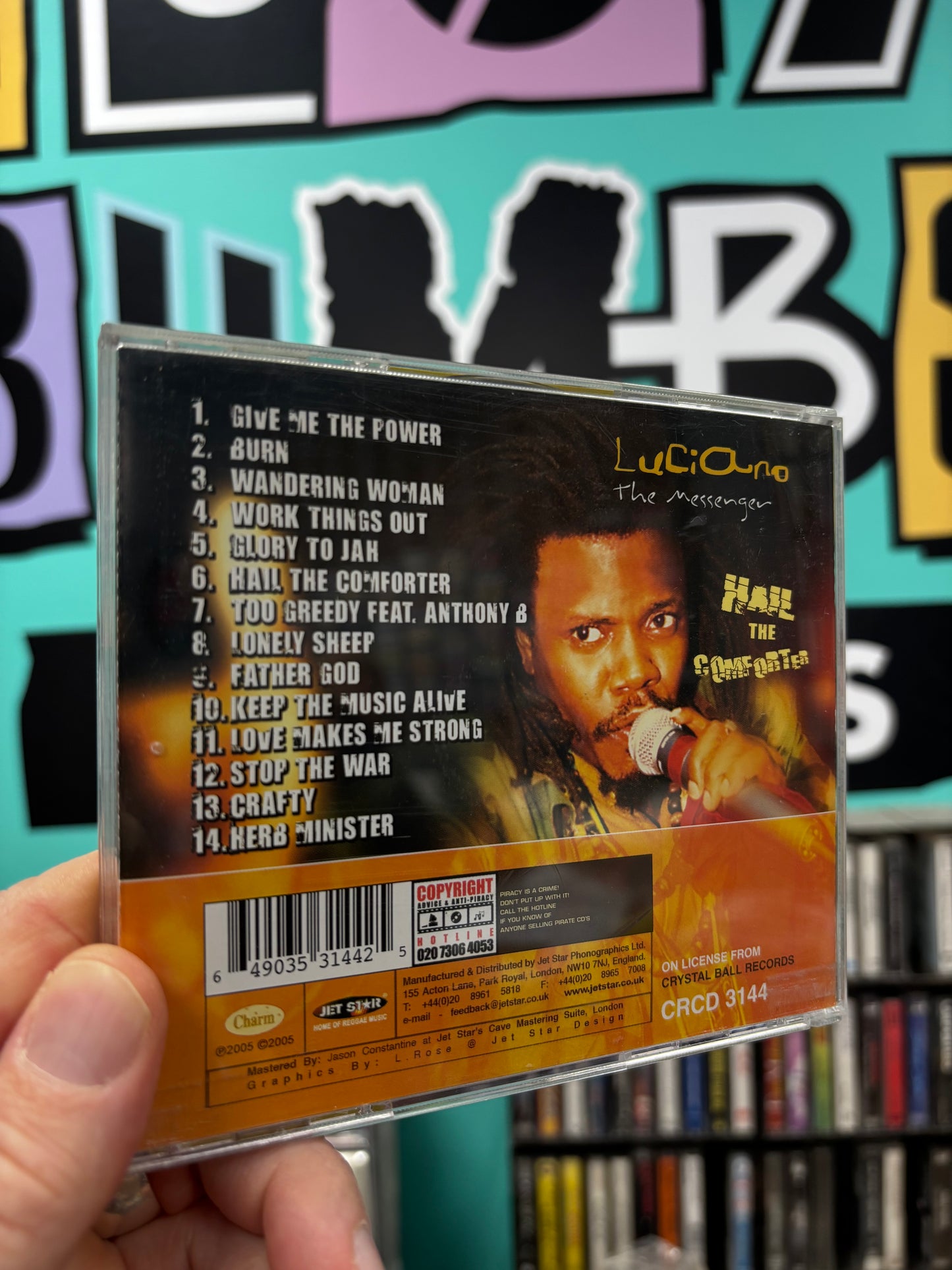 Luciano: Hail From The Comforter, CD, Charm, UK 2005
