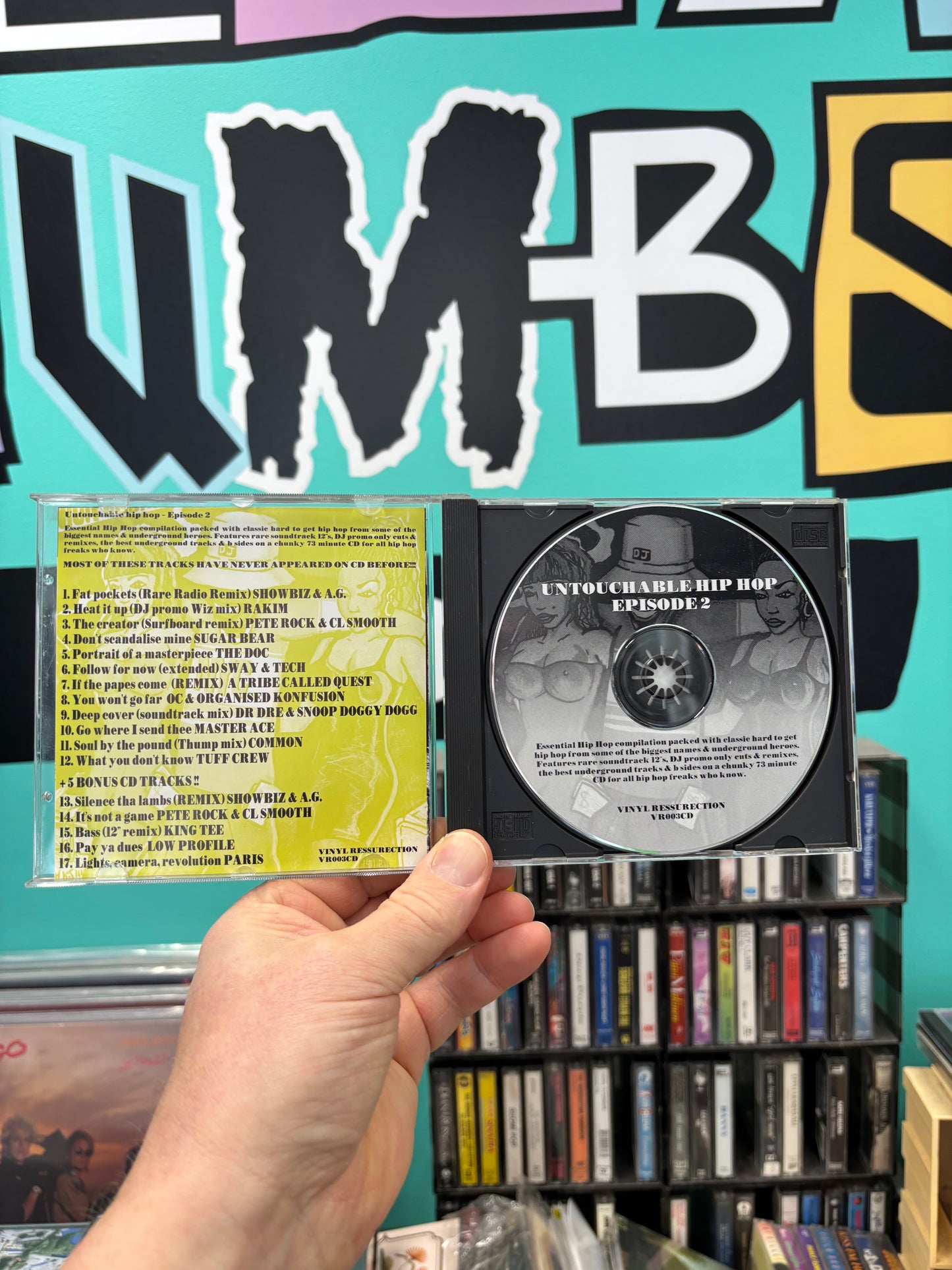 Untouchable Hip Hop - Episode 2, CD, Only CD pressing, compilation, unofficial release, Vinyl Resurrection, UK year?
