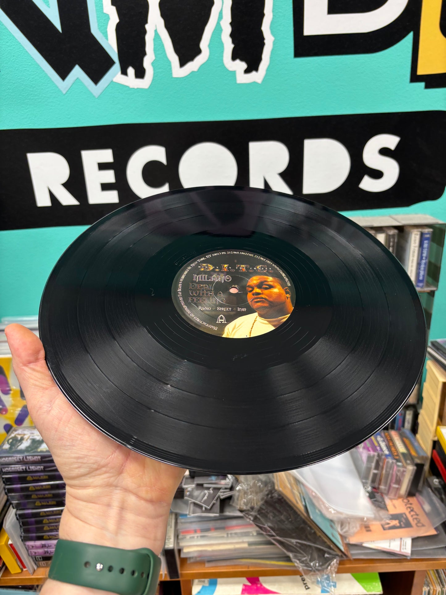 Milano: Deal With A Feeling, 12inch, 1st pressing, D.I.T.C. Records, US 2000