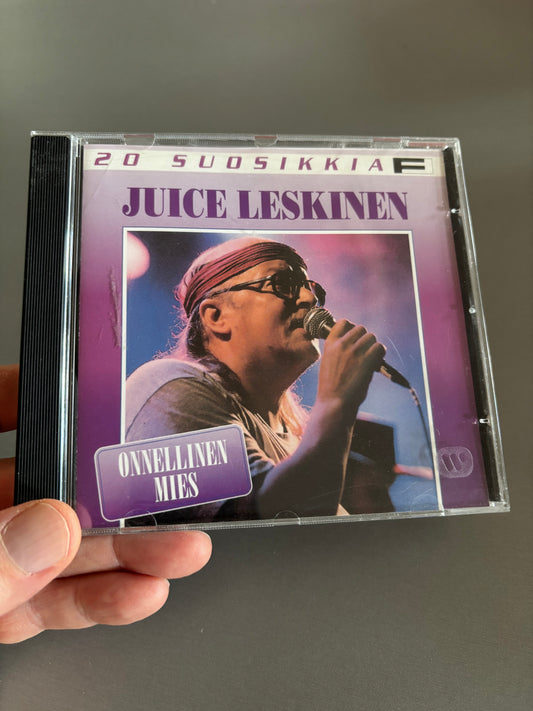 Juice Leskinen: Onnellinen Mies, 20 Suosikkia, CD, Only CD pressing, Compilation, Fazer Records, Finland 1997