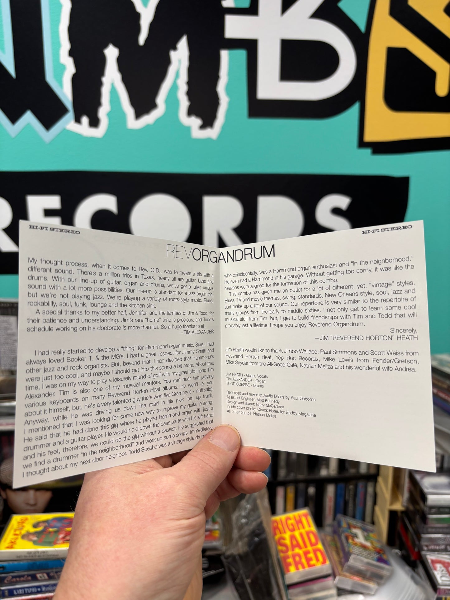 REVORGANDRUM: Hi-Fi Stereo, CD, Only official pressing, Yep Roc Records, US 2007