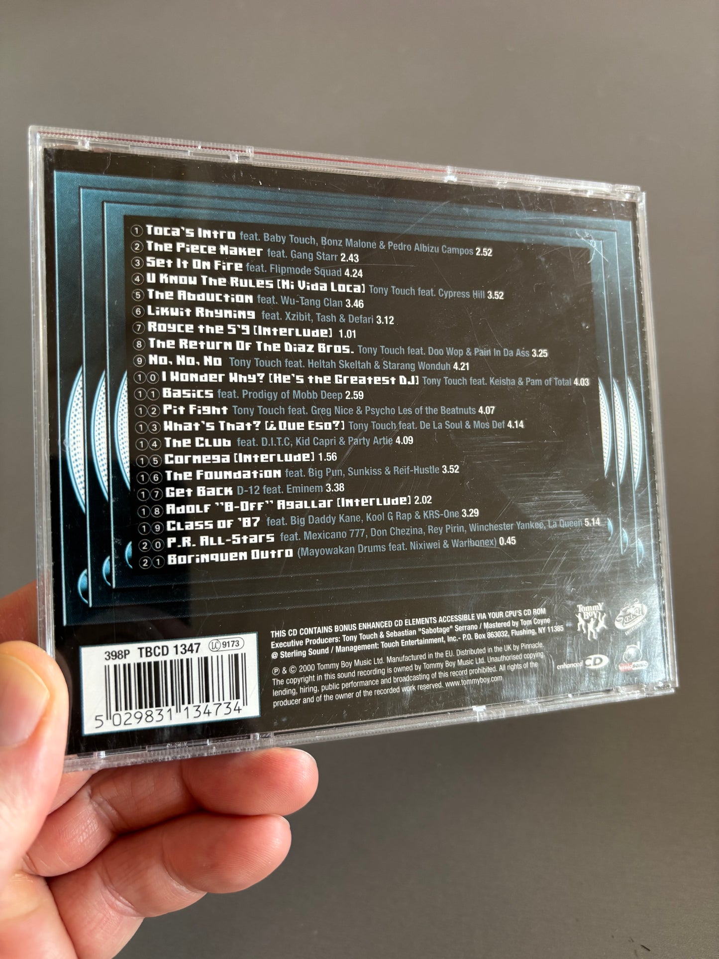 Tony Touch: The Piece Maker, CD, Tommy Boy, Touch Entertainment, Europe 2000