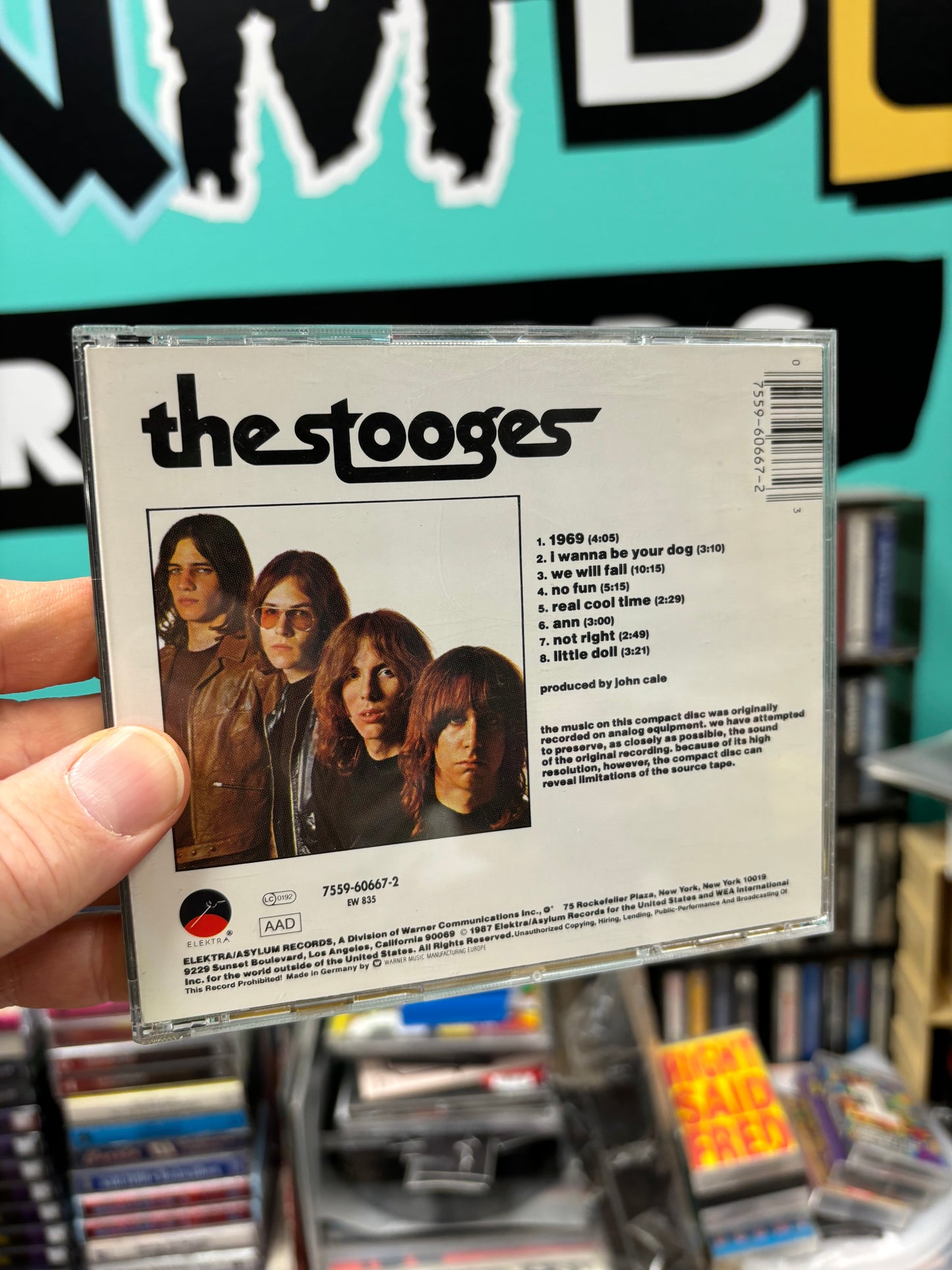 The Stooges: The Stooges, CD, reissue, Elektra, Germany 1988