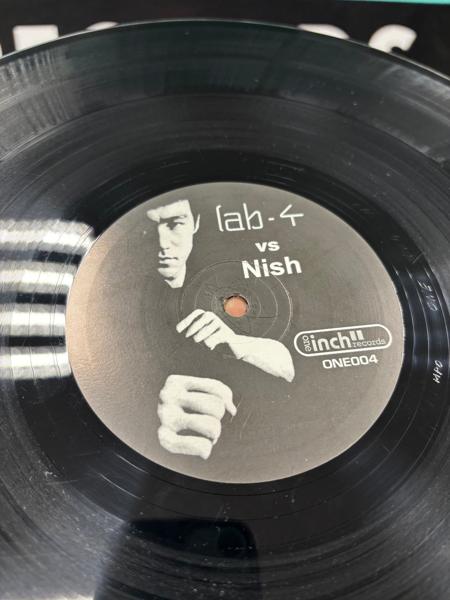 Lab-4 vs Nish: Mask Hysteria, 12inch, Only official pressing, One Inch Records, UK 1999
