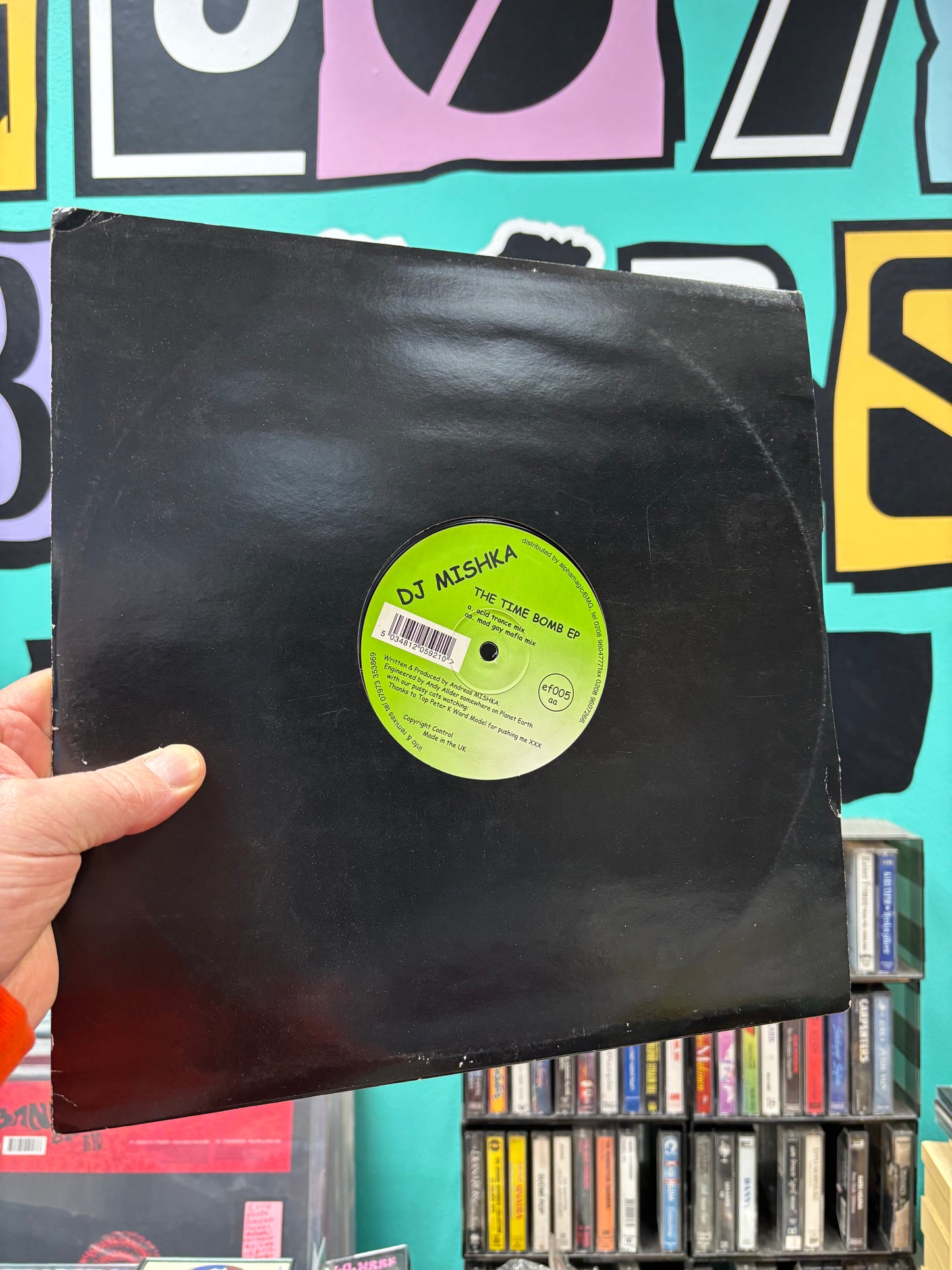 DJ Mishka: The Time Bomb EP, 12inch, Only official pressing, Ef.adrine, UK 2000