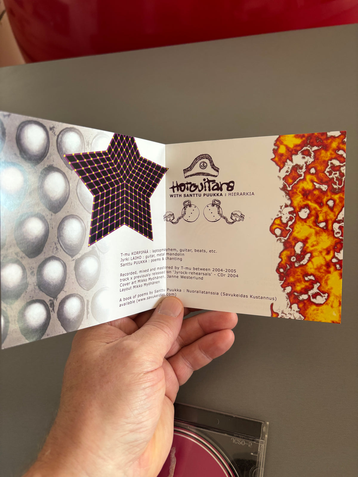 Hotguitars With Santtu Puukka: Hierarkia, CD, Only pressing, Karkia Mistika, Finland 2005