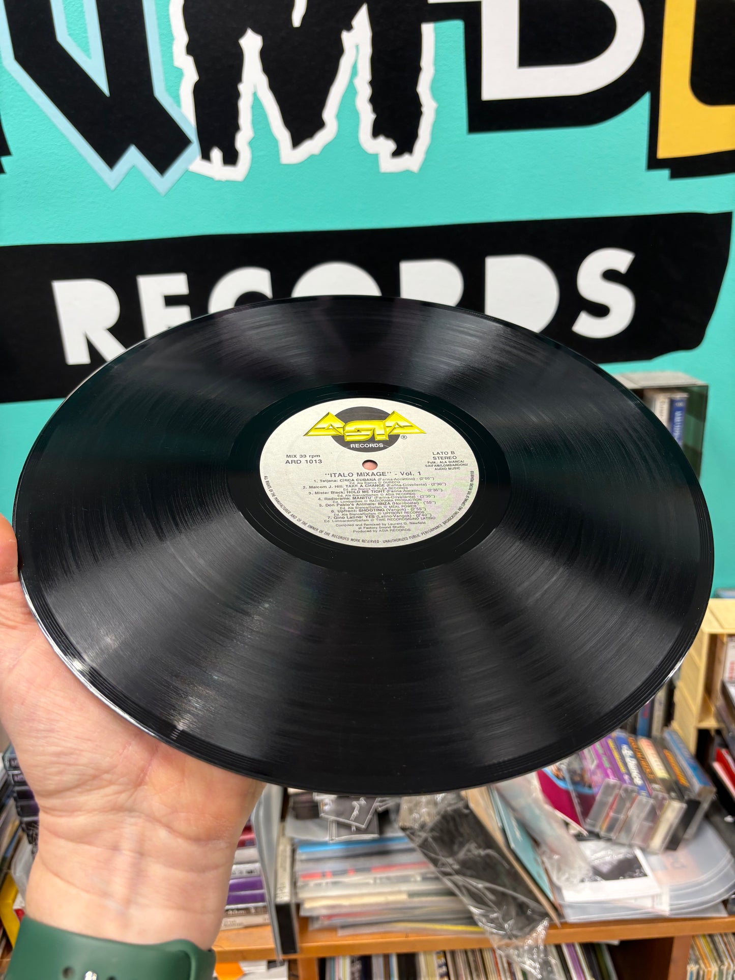 Italo-Mixage Vol.1, 12inch, Mixed, Only pressing, Asia Records, Italy 1988